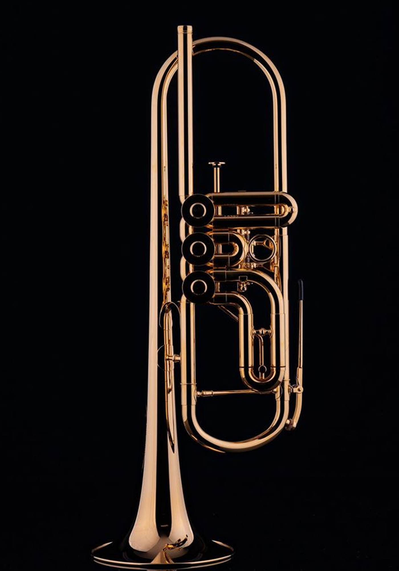 Schagerl Bb-Trumpet "BERLIN Z" heavy gold plated 