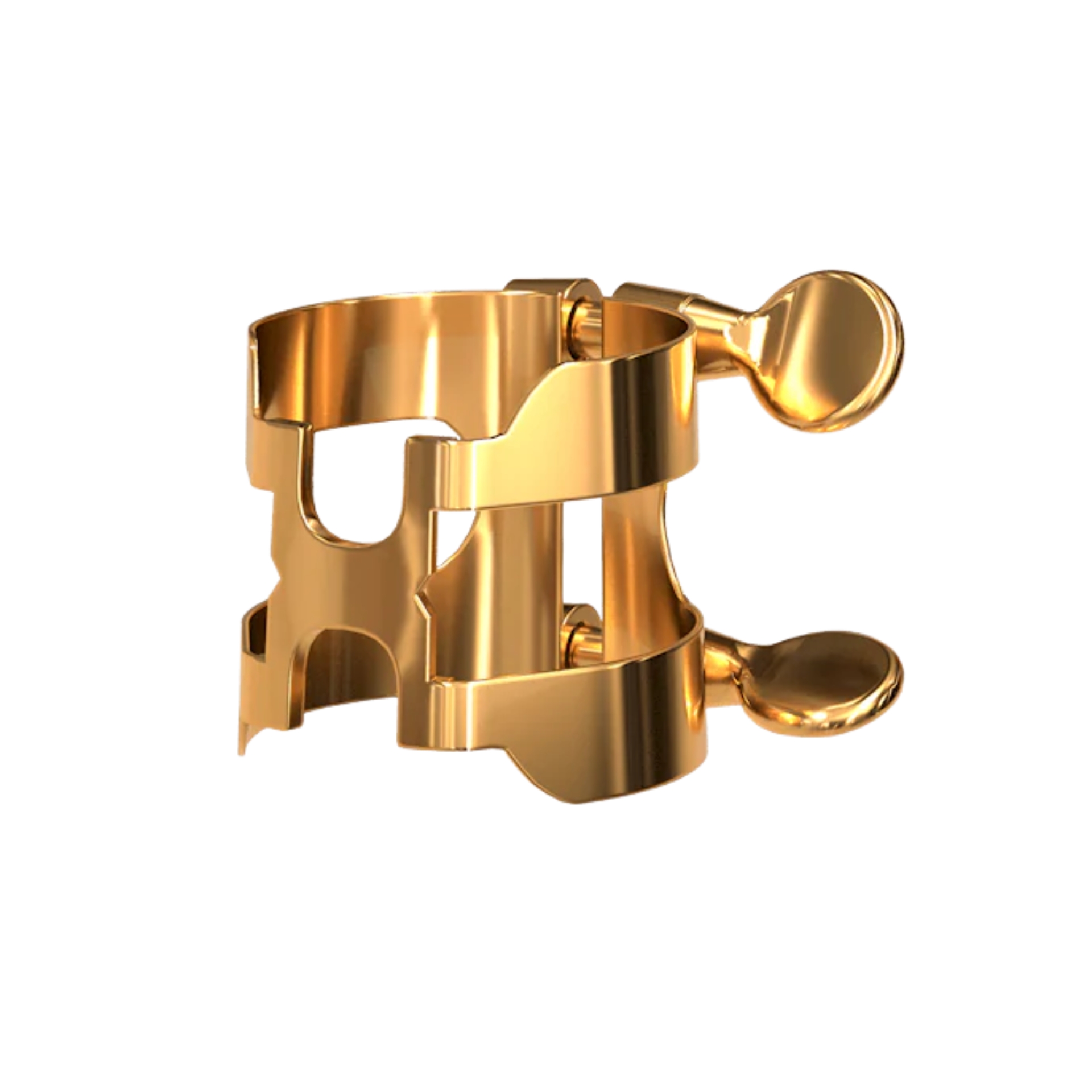 D Addario “H” Ligature for Tenor Saxophone gold plated
