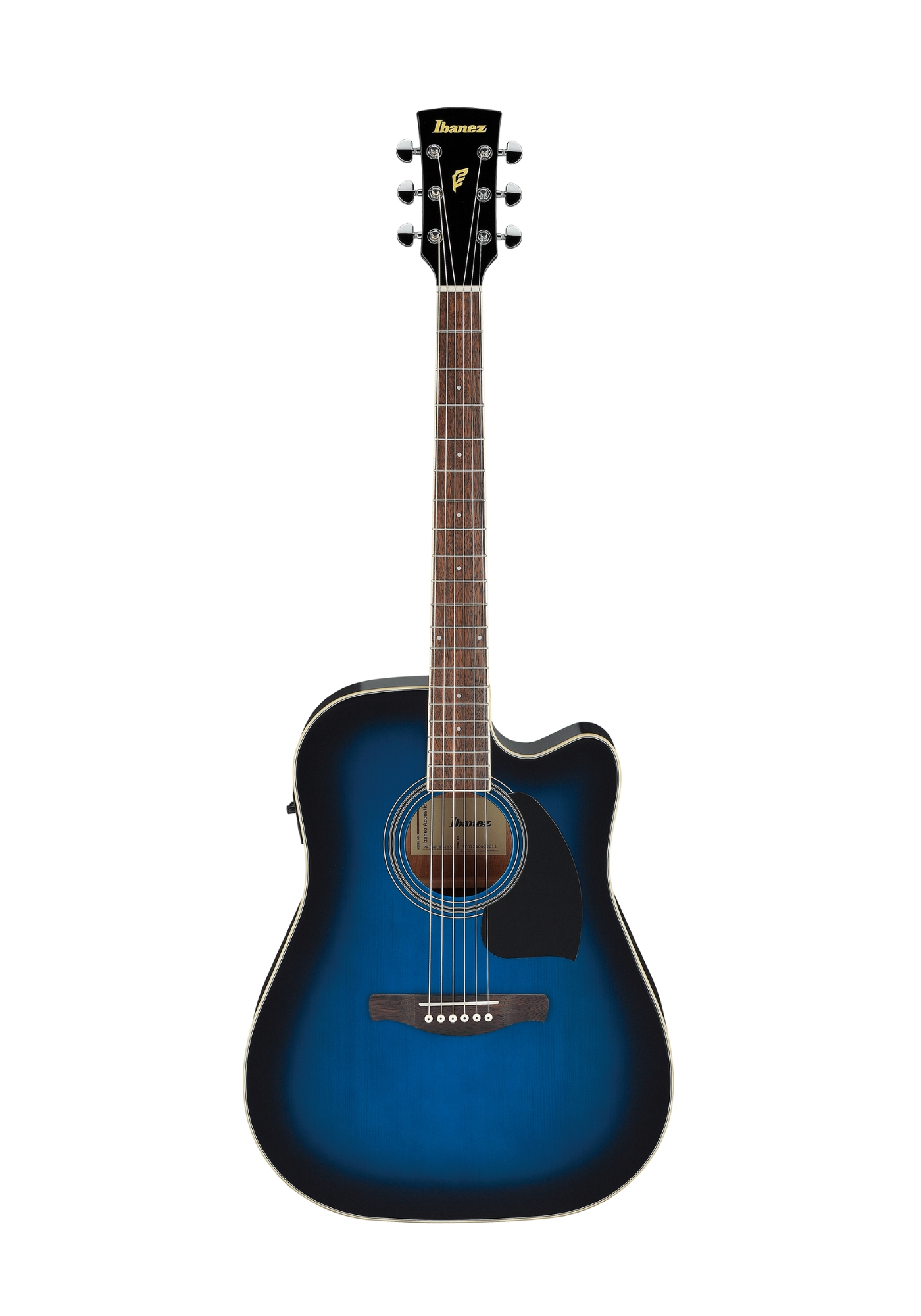 IBANEZ Westerngitarre PF15ECE-TBS blue sunburst