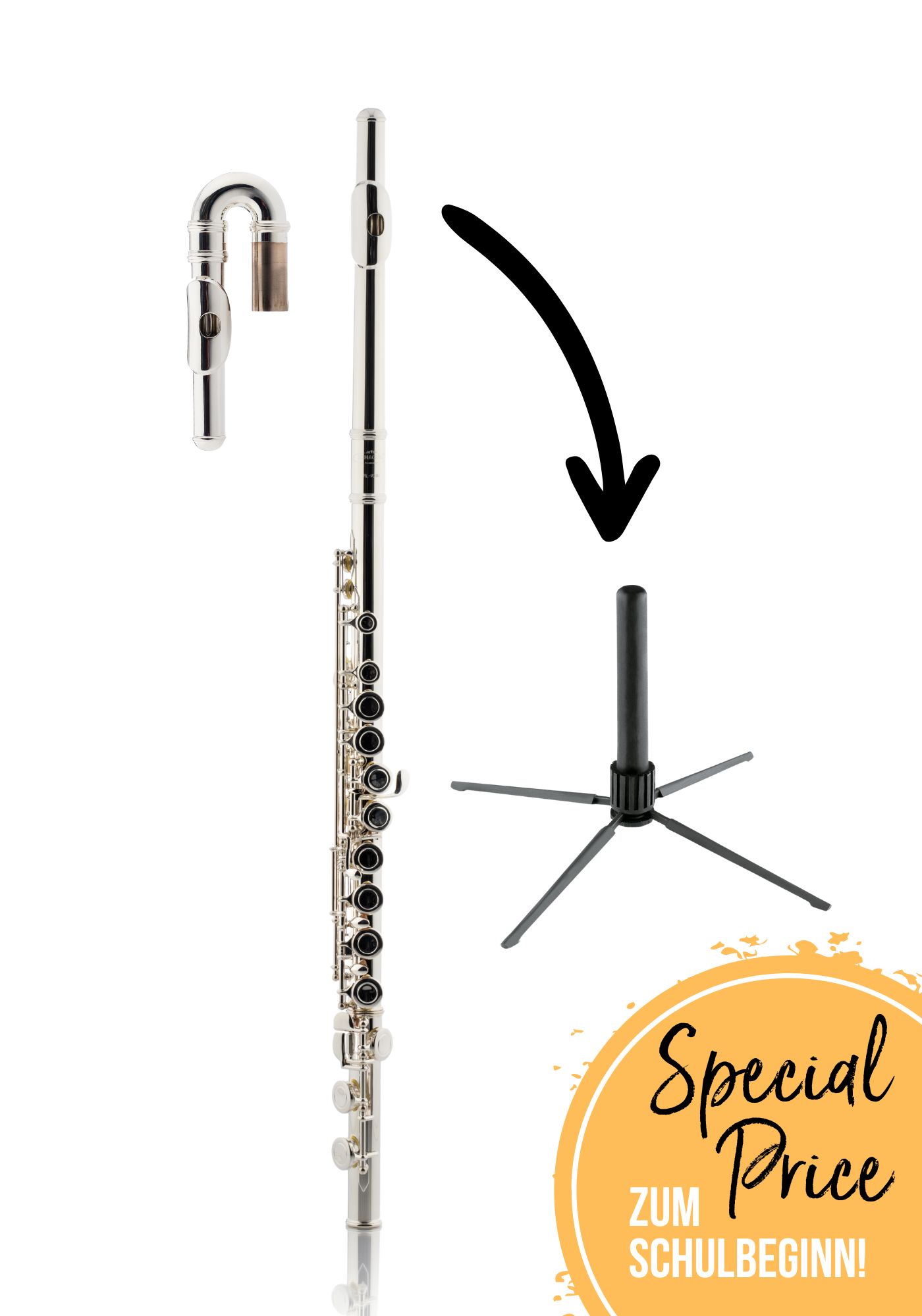 Schagerl Academica Flute FL-901U silver plated