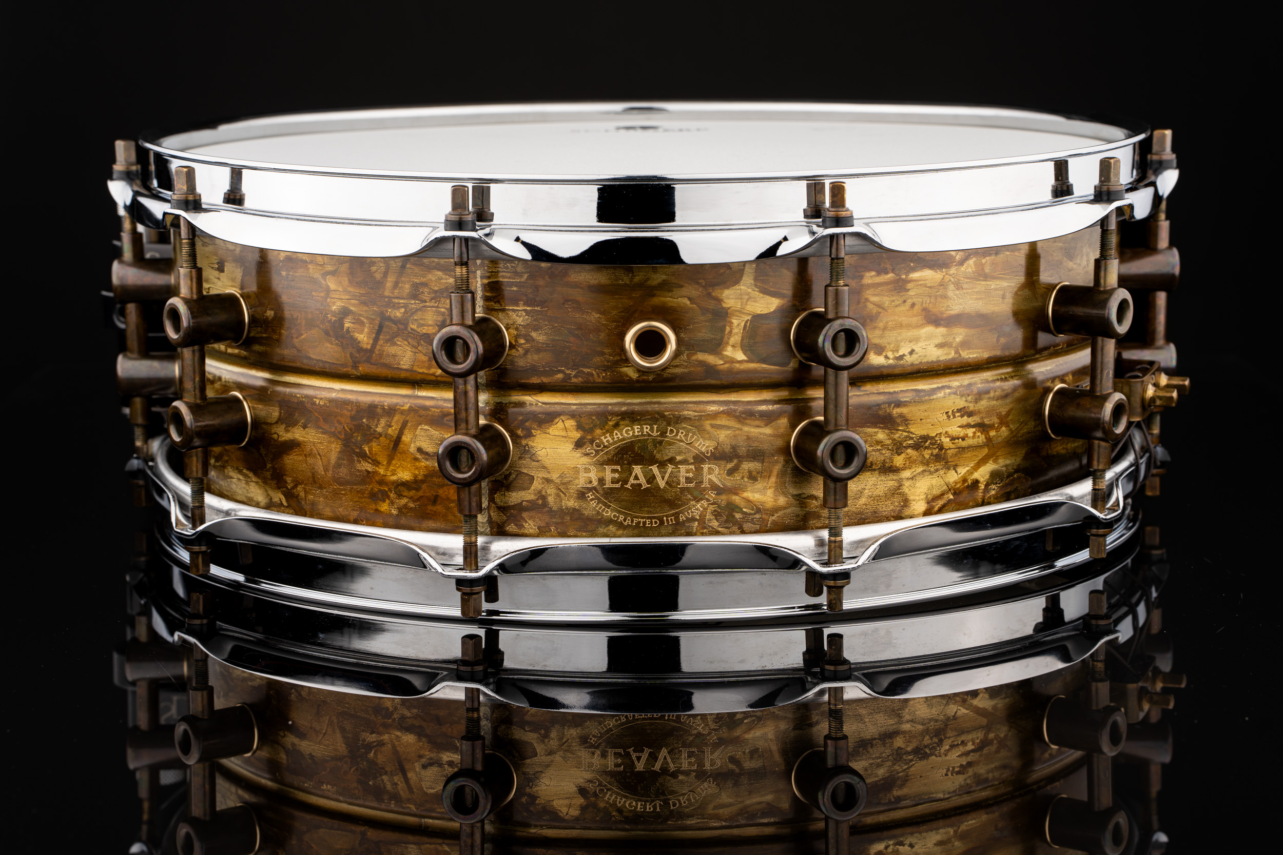 Schagerl Beaver Snare 14"x5" Brass - Patina