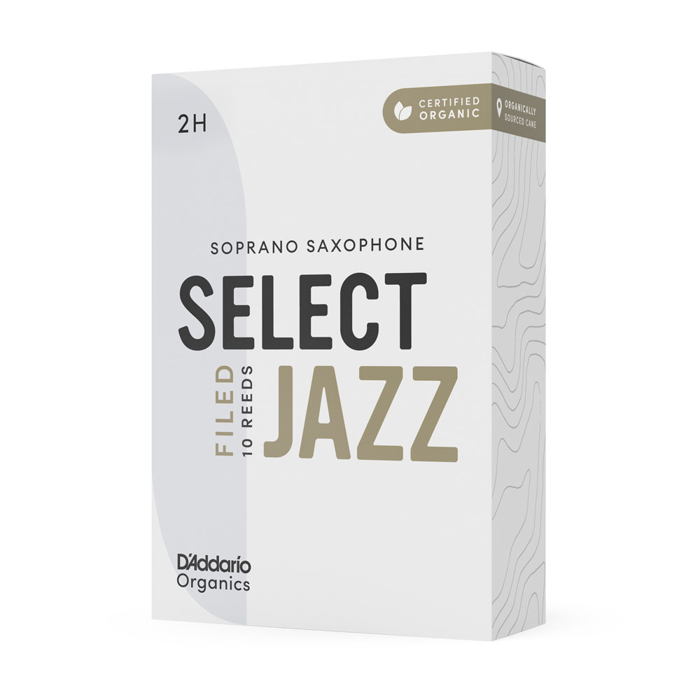 D Addario Organics Jazz Select Soprano Sax Reeds #2h filed