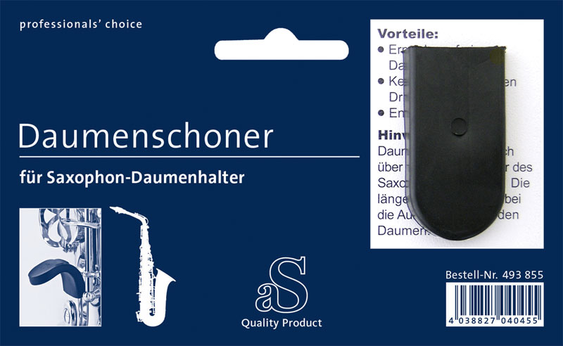 aS Daumenschoner für Saxophon aS Daumenschoner für Saxophon