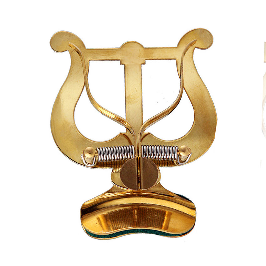 Lyre for Trumpet bell, brass, with great Lyre