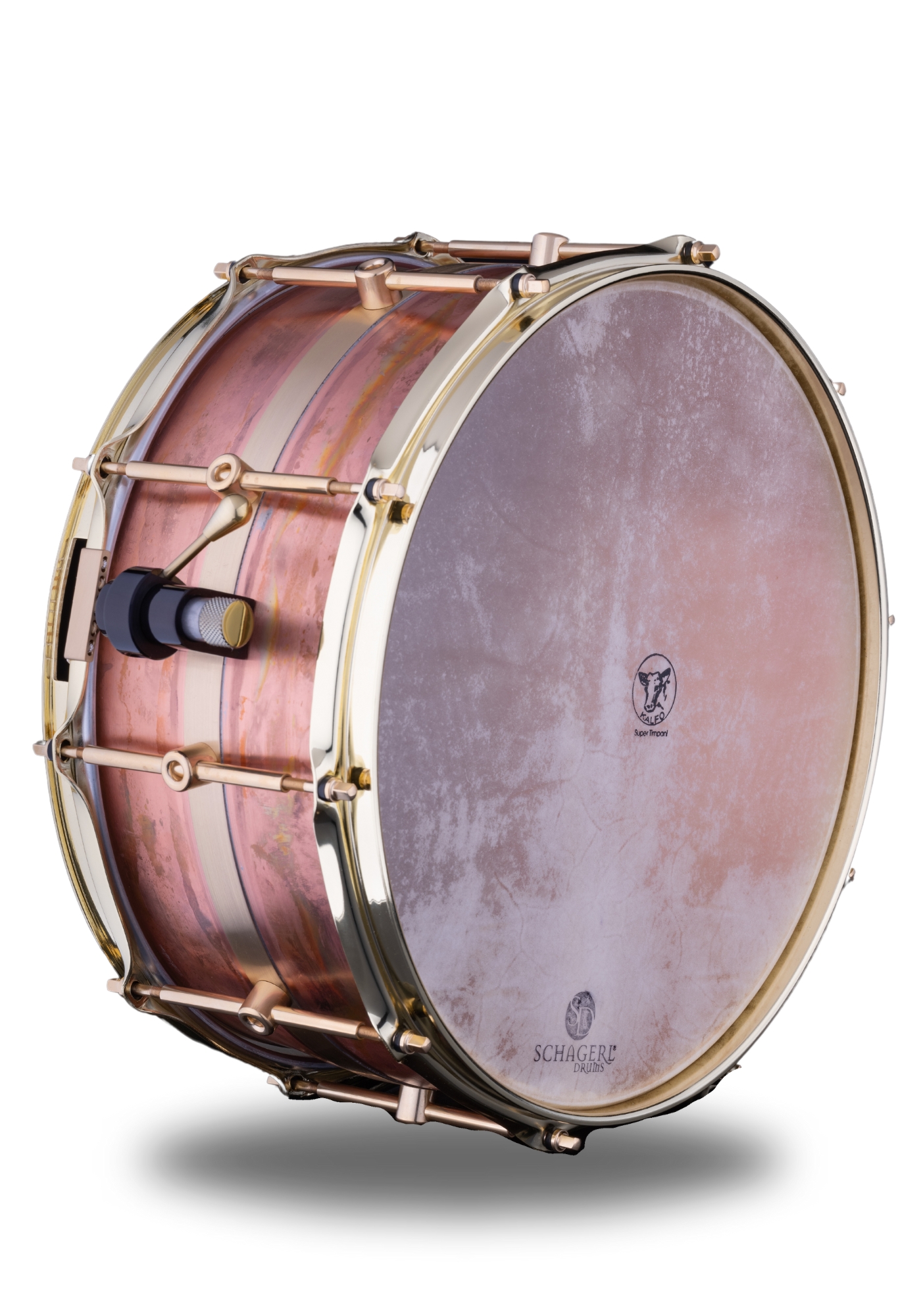 Schagerl Phil. Persephone Snare Drum 14"x6,5" Copper, Raw