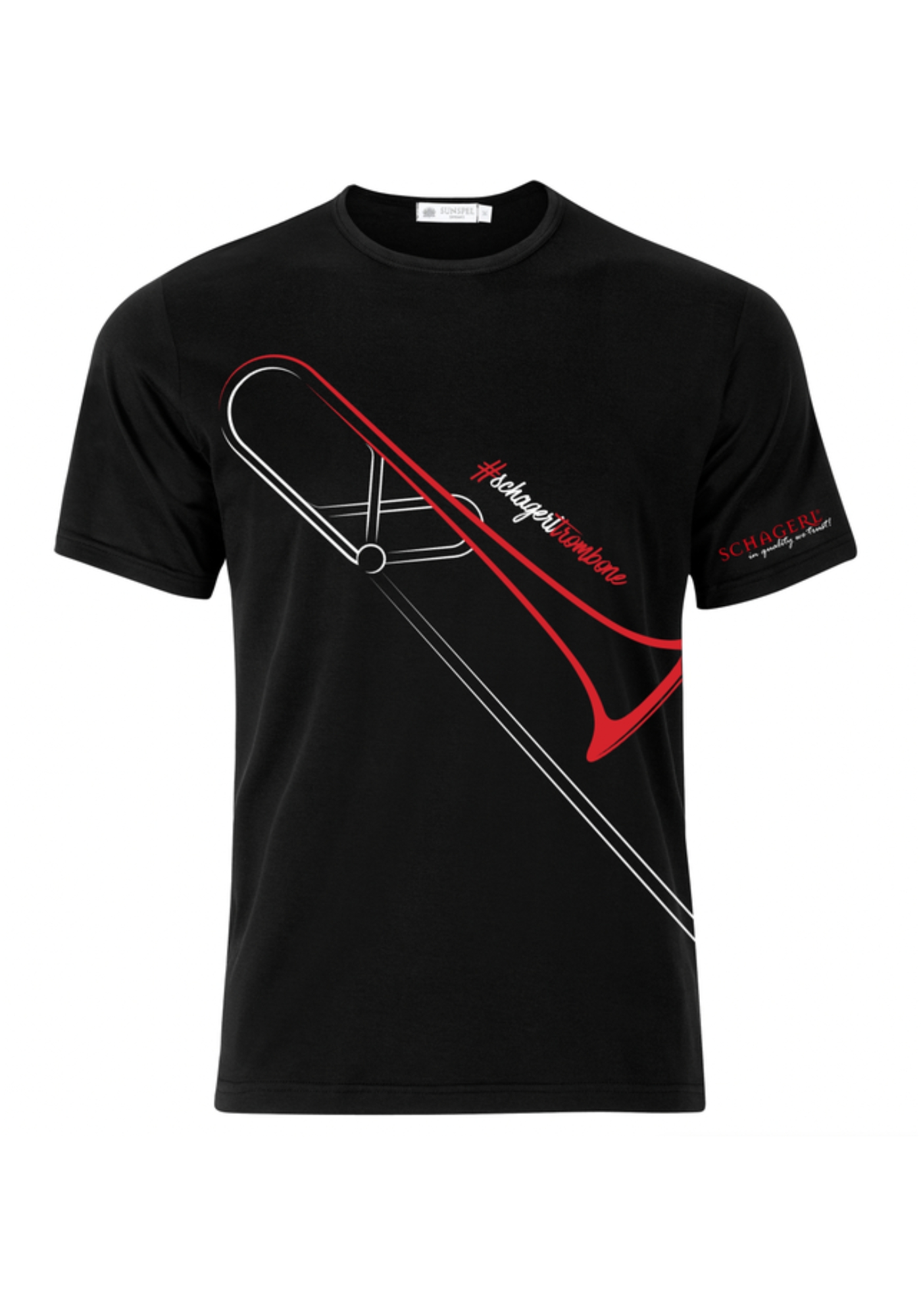 Schagerl T-Shirt Kissbone - black - XS