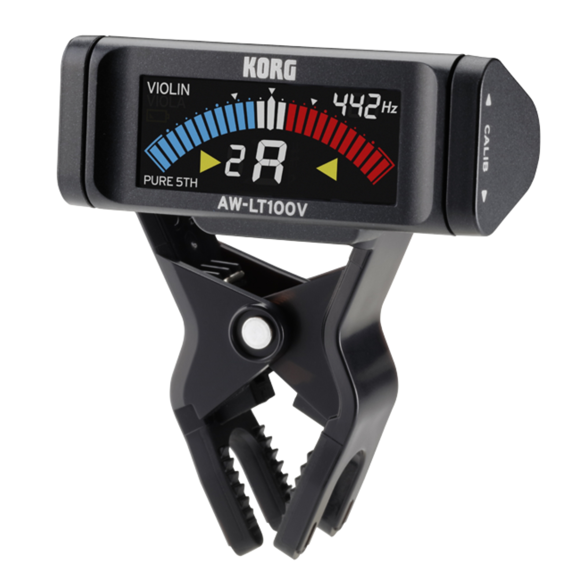 KORG Clip-On Tuner, AW-LT100 V, for Violin and Viola