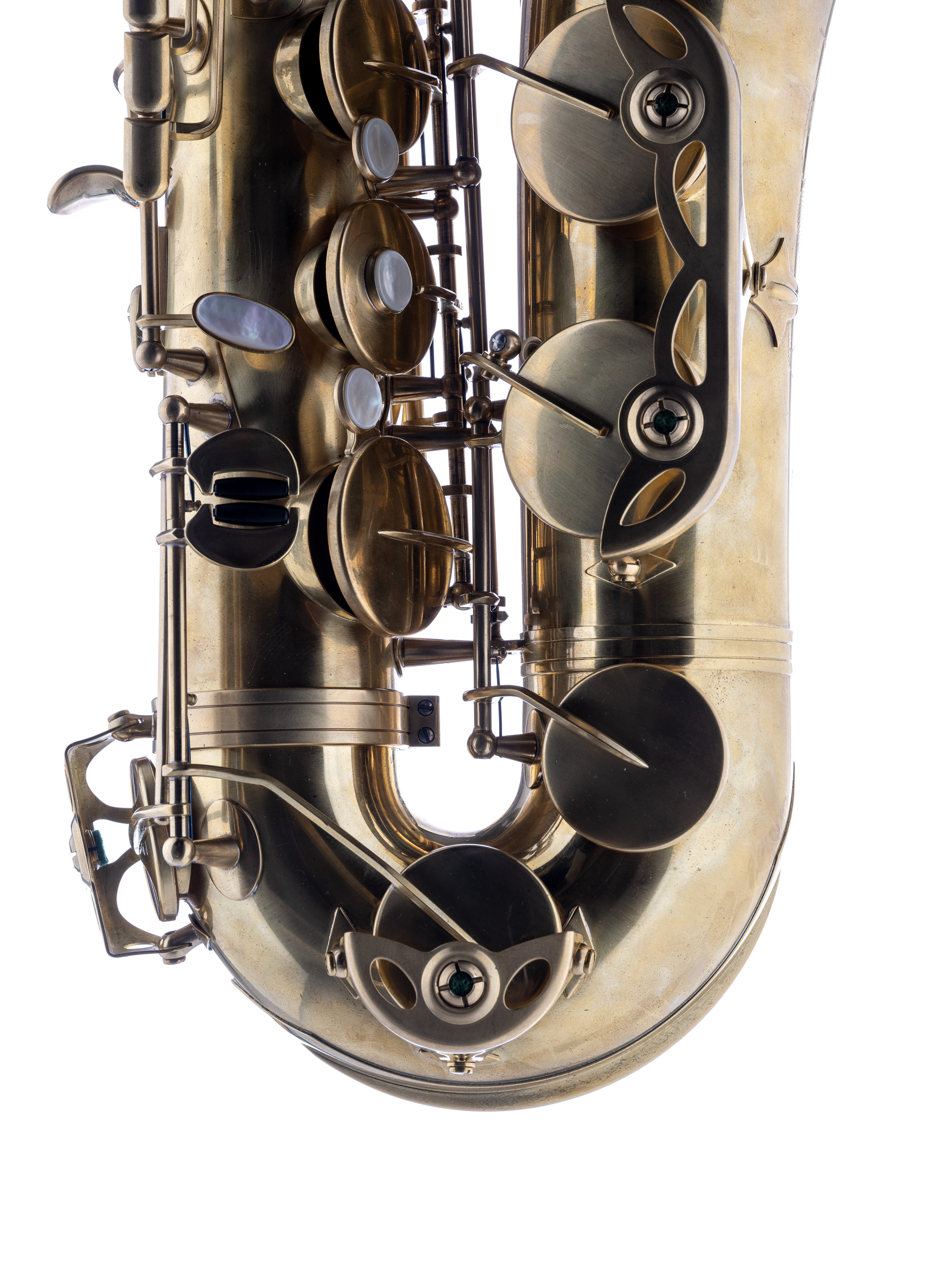 Schagerl Tenor Saxophone Model 66FU-EC, raw unlacquered