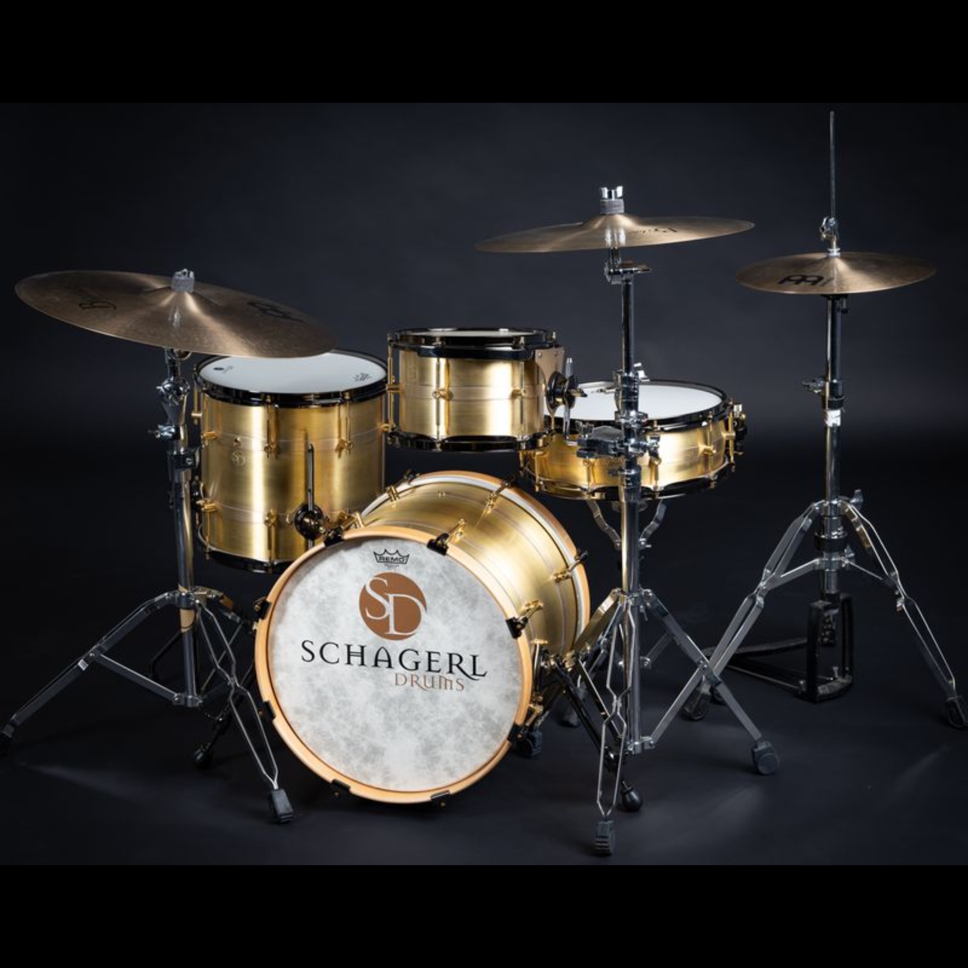 Schagerl Drum Kit 18/14/10 RAW / Black