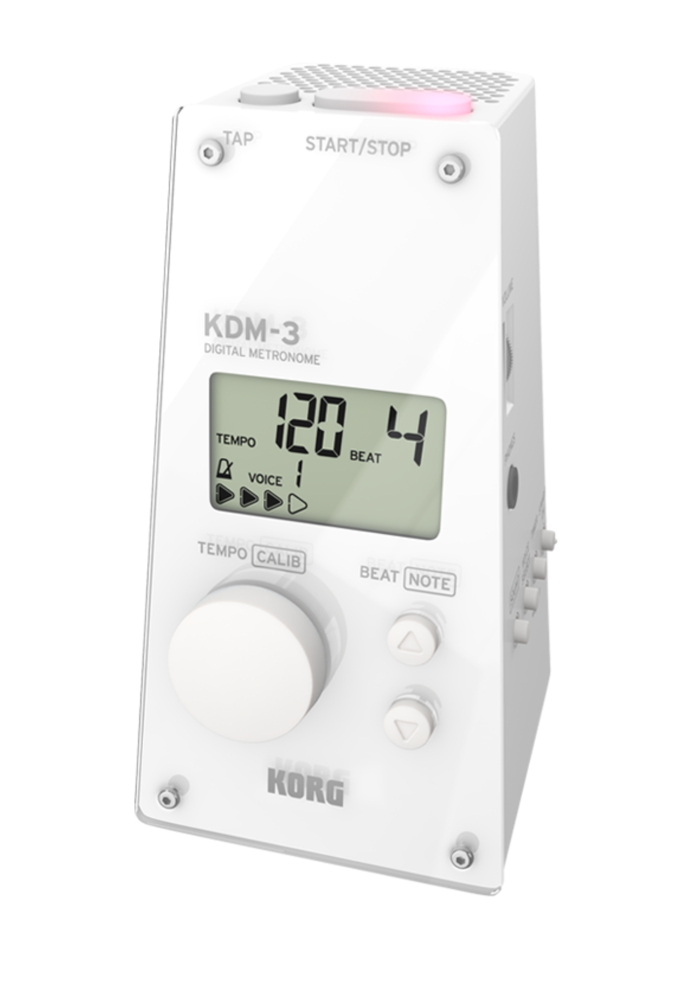 Korg Digital Metronom KDM 3 WH weiß