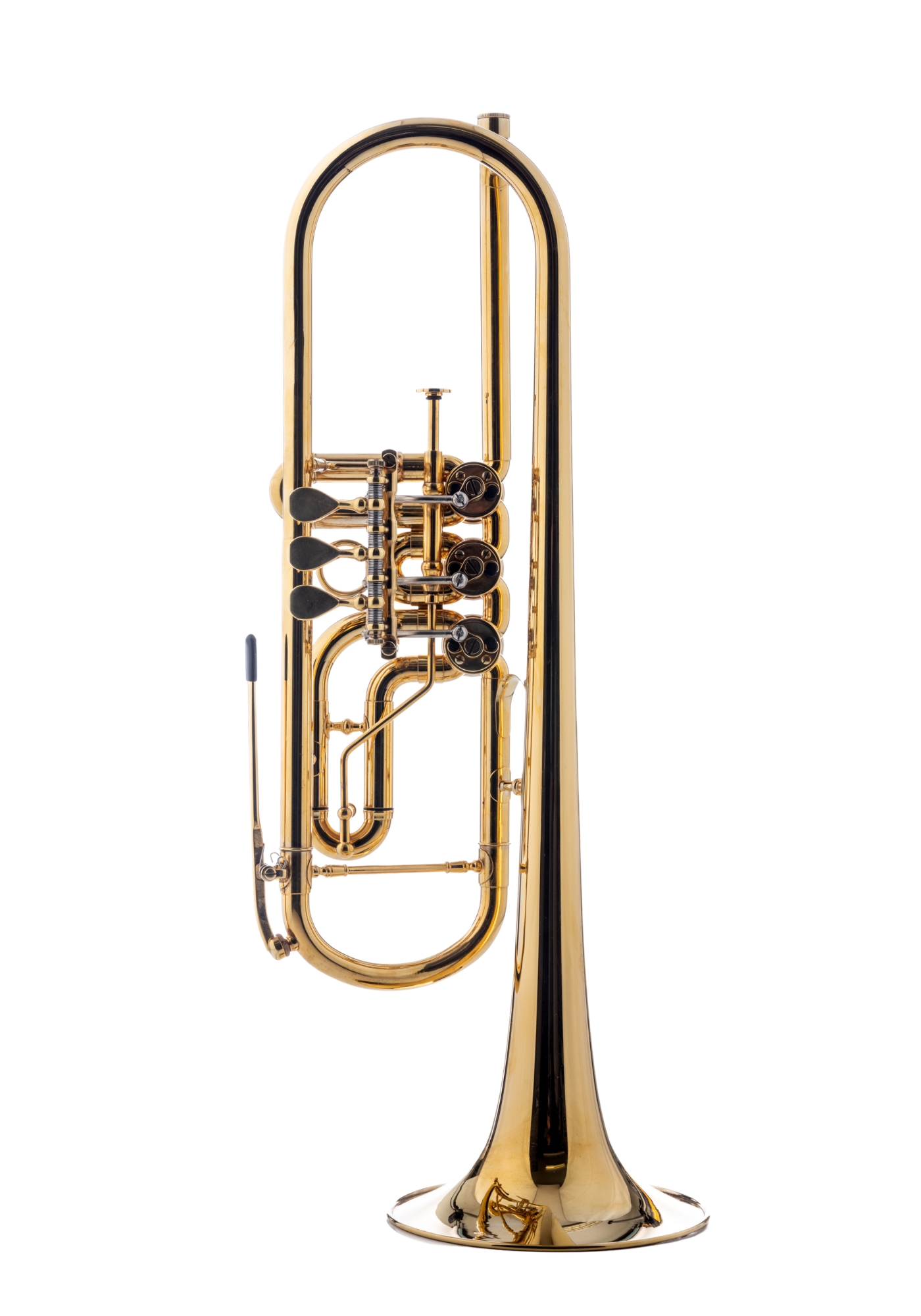 Schagerl B-Trompete "HANS GANSCH" vergoldet