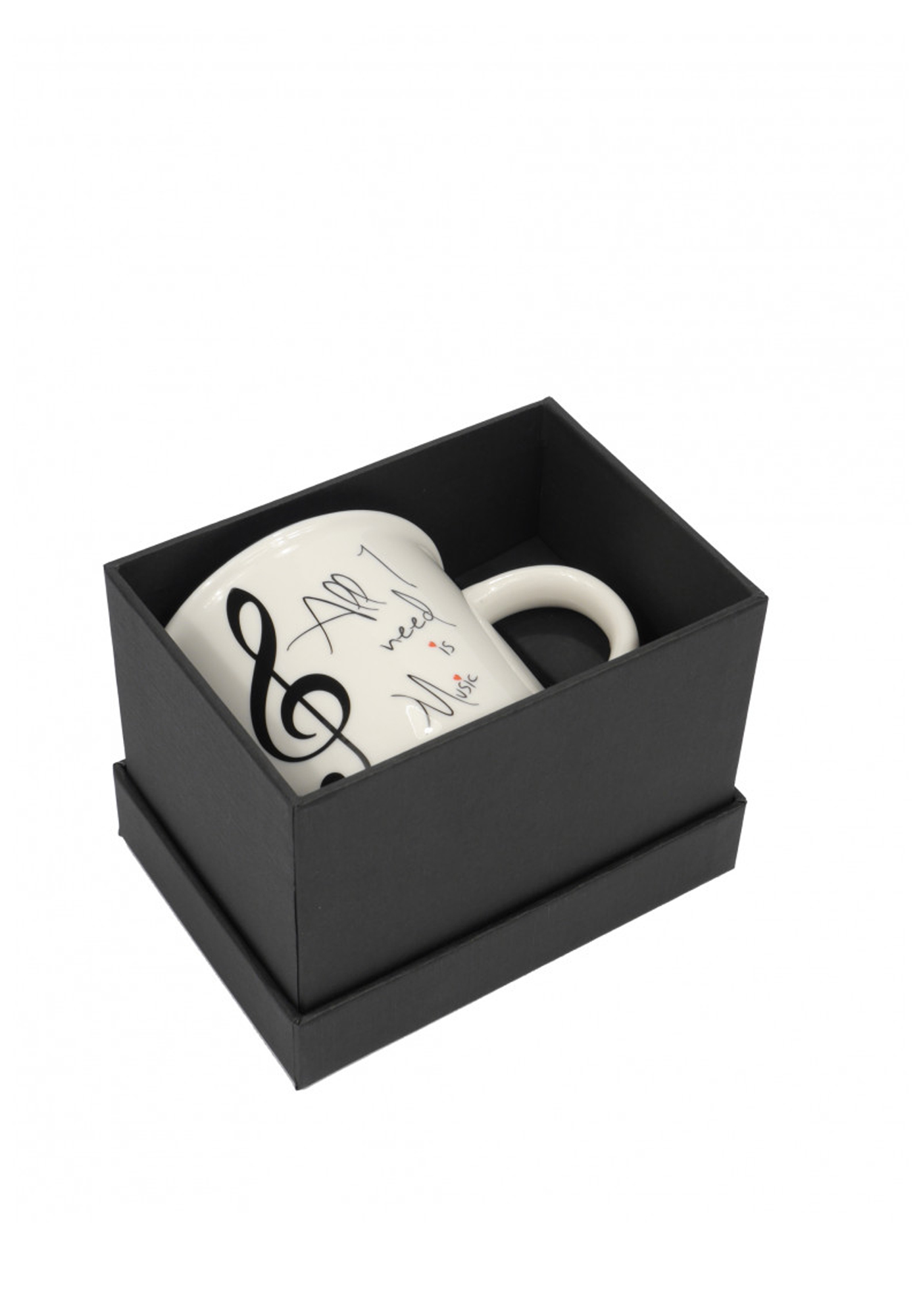 Mug   "All I Need Is Music" White 350 ML with Gift Case