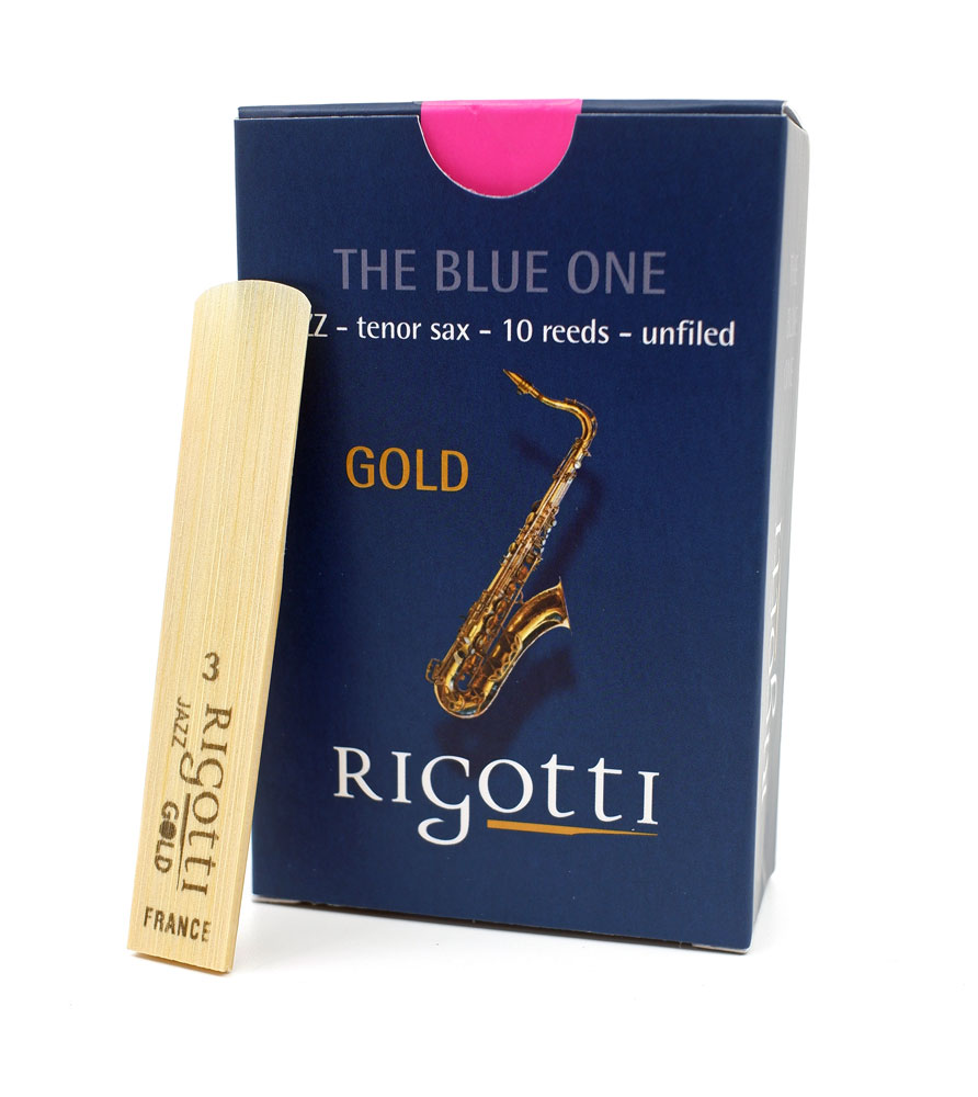 Rigotti Tenor Sax Reeds "Gold Jazz" #4 strong