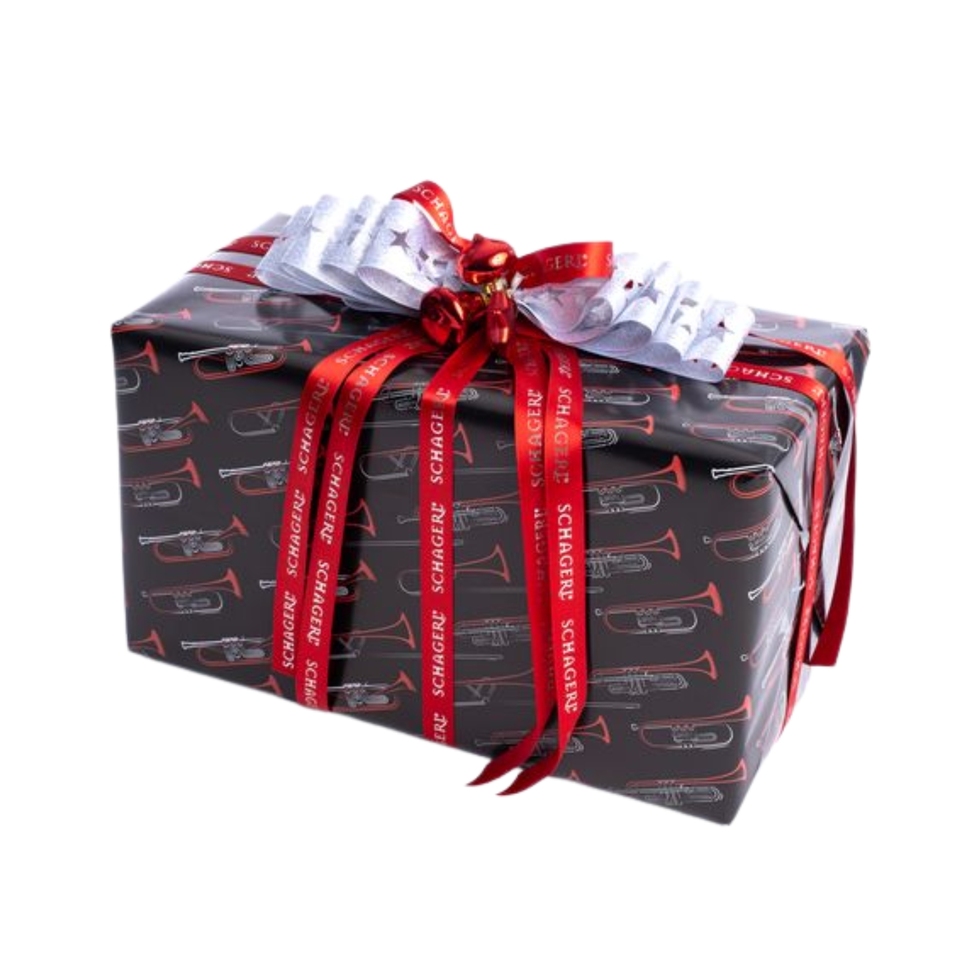Schagerl gift wrapping paper sheets 3-pack incl. gift ribbon