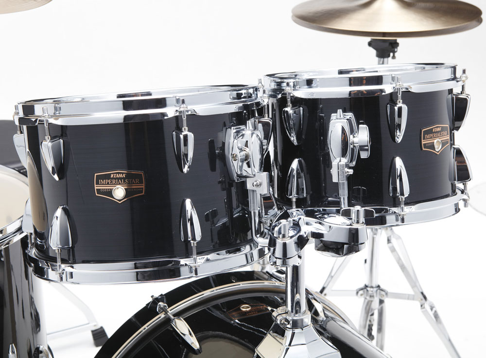 Tama Imperialstar Stud. Drumset schwarz inkl. Beckenset (OV)