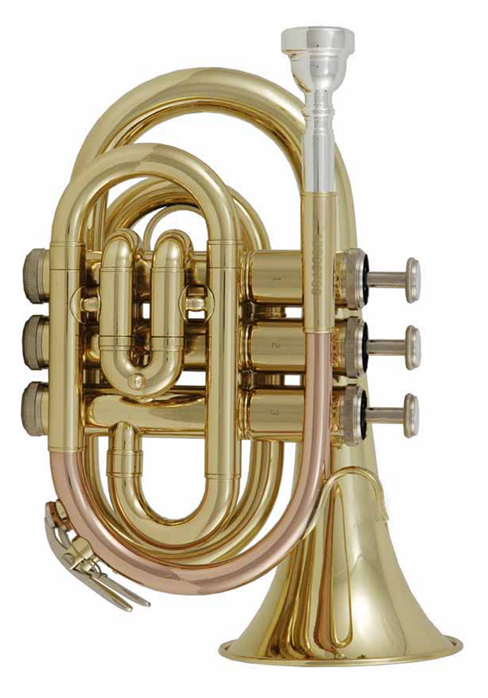 Venus Pocket-Trumpet PT-100 lacquered with Case
