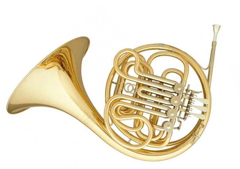 Hoyer F/B Double Horn 801GMKL gold brass