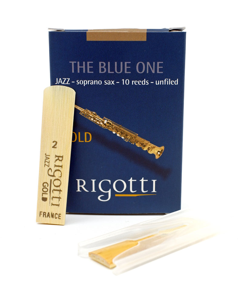Rigotti Soprano Sax Reeds "Gold Jazz" #2,5 light