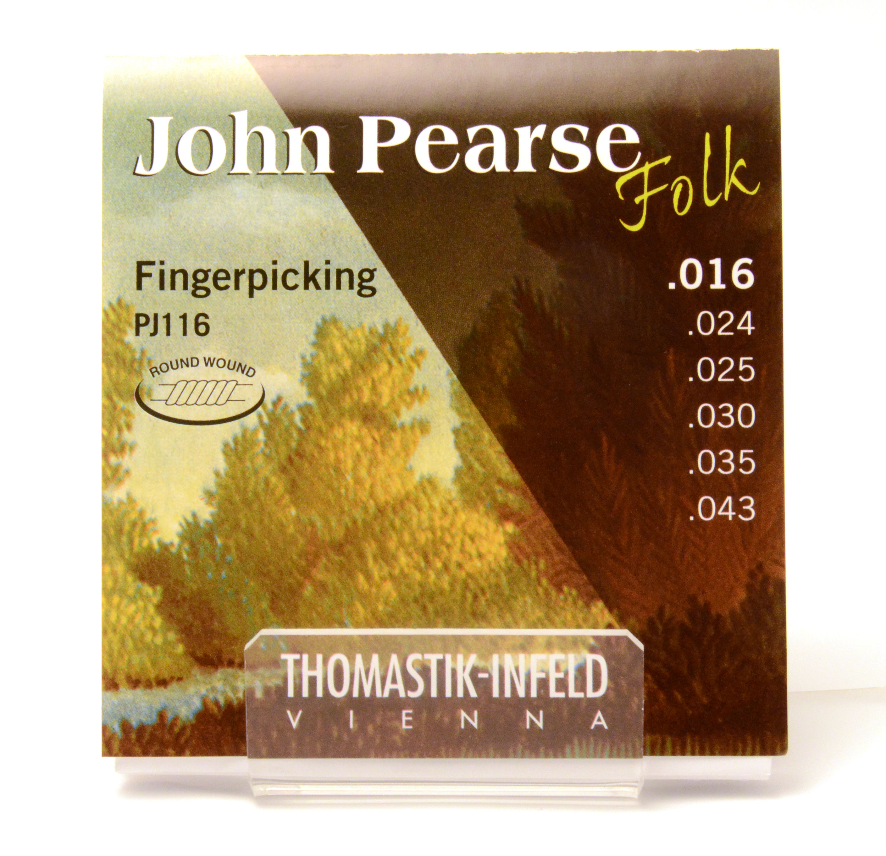 John Pearse Folk Gitarre Saitensatz PJ116