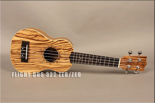 Flight Ukulele Sopran DUS-322 ZEB/ZEB inkl. Gig Bag