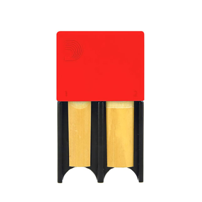 D Addario Reedguard for 4 Clarinet-/ Altosax Reeds, red D Addario Reedguard for 4 Clarinet-/ Altosax Reeds, red