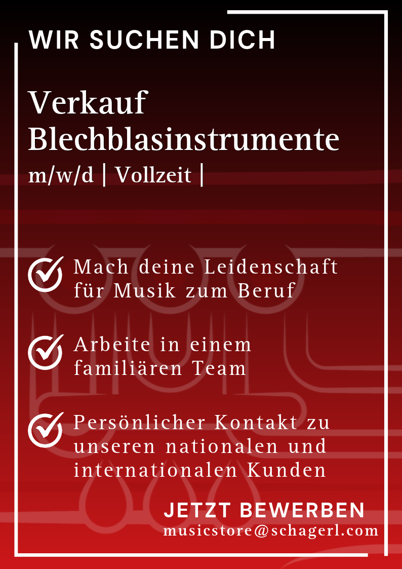 Wir suchen Verstärkung! Schagerl Artist