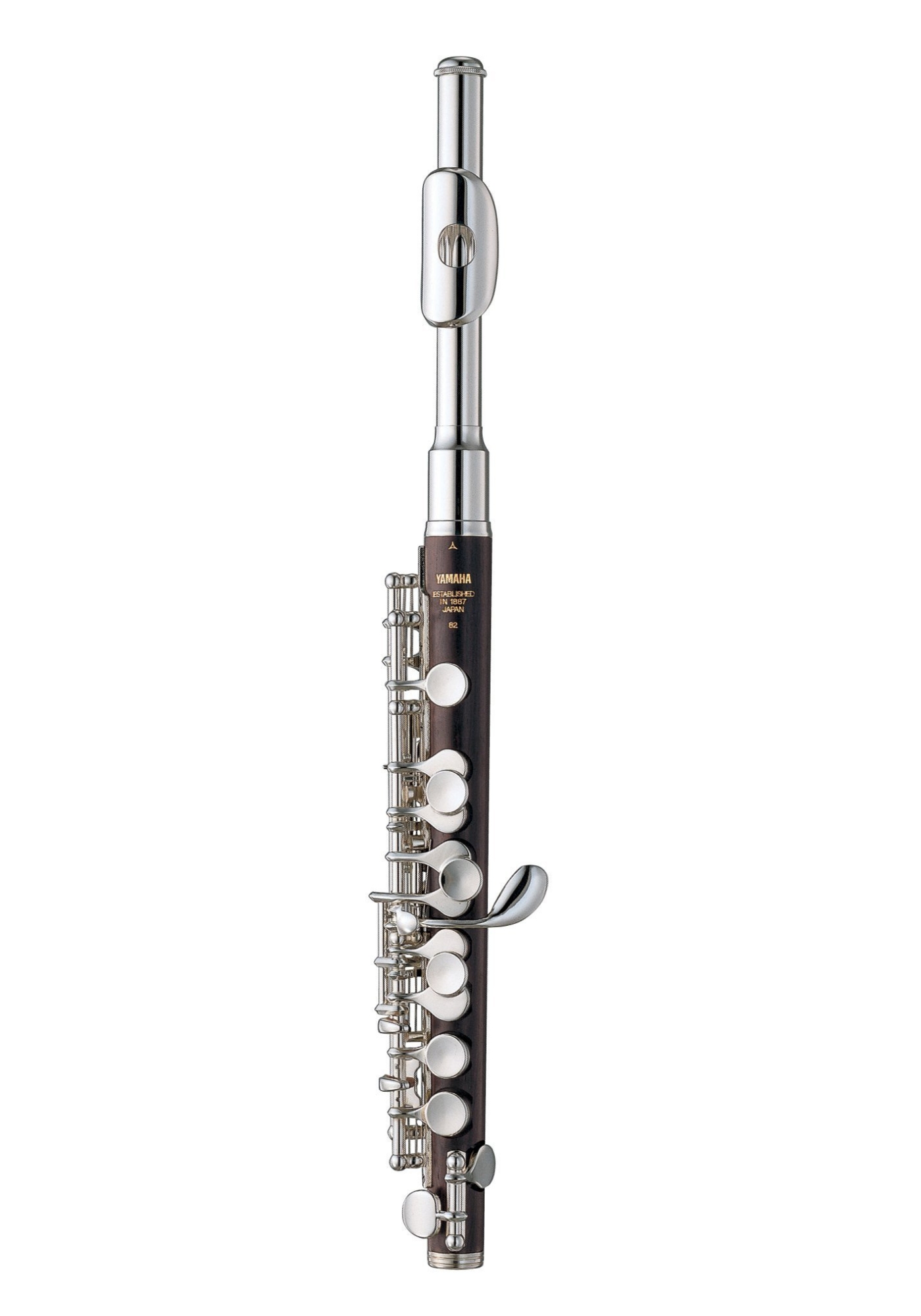 Yamaha Piccolo Flöte YPC-62M, Neusilberkopf, Mundloch VS