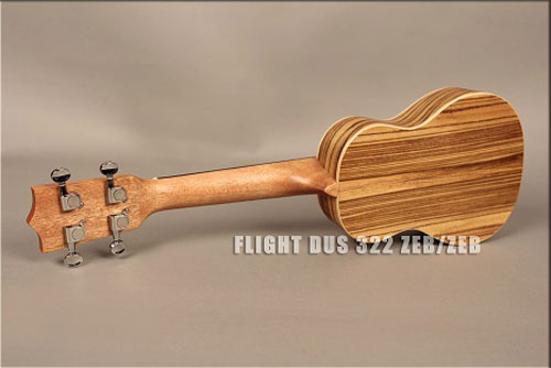 Flight Ukulele Sopran DUS-322 ZEB/ZEB inkl. Gig Bag