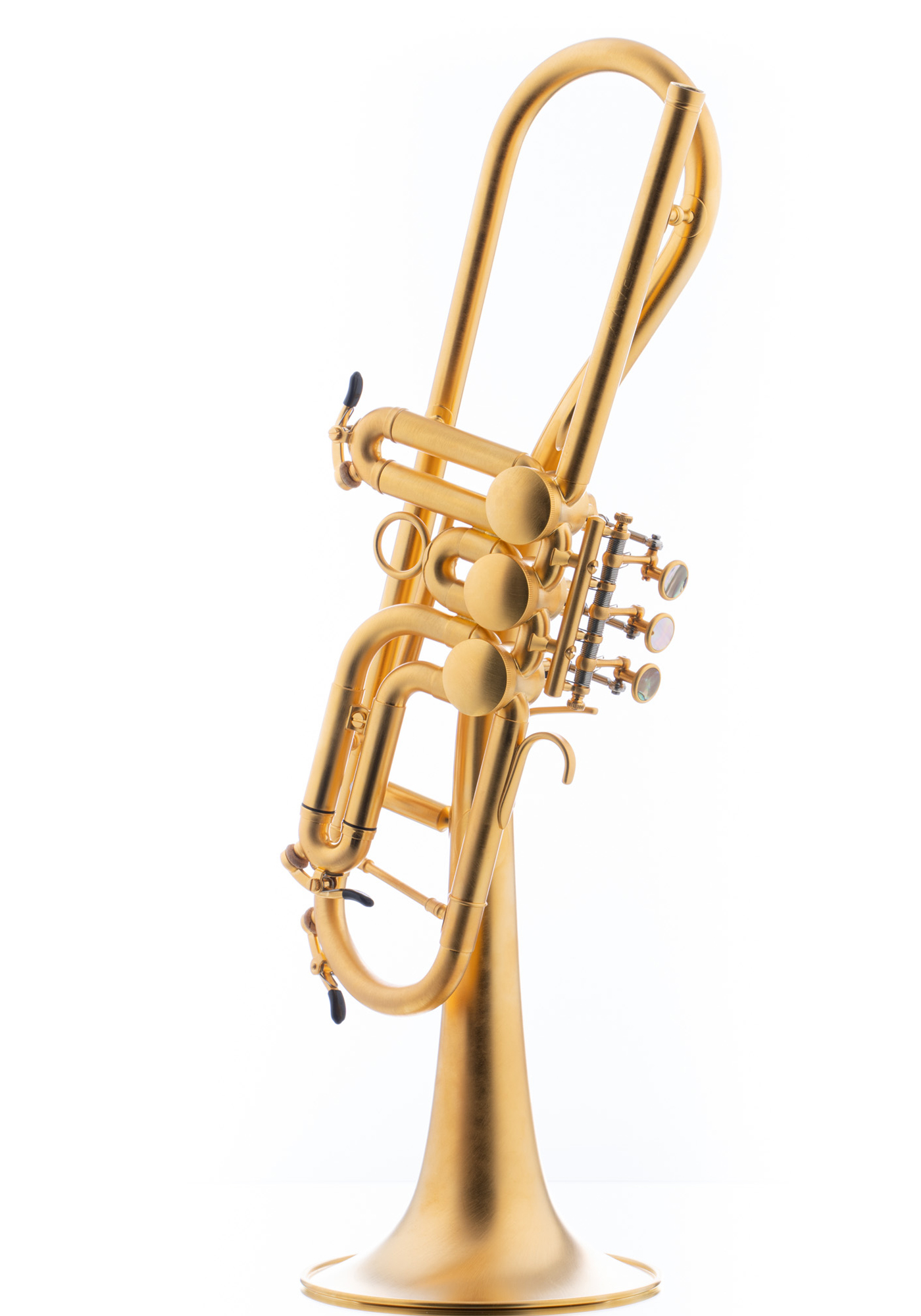 Schagerl B-Trompete "GANSCHHORN" heavy scratched gold