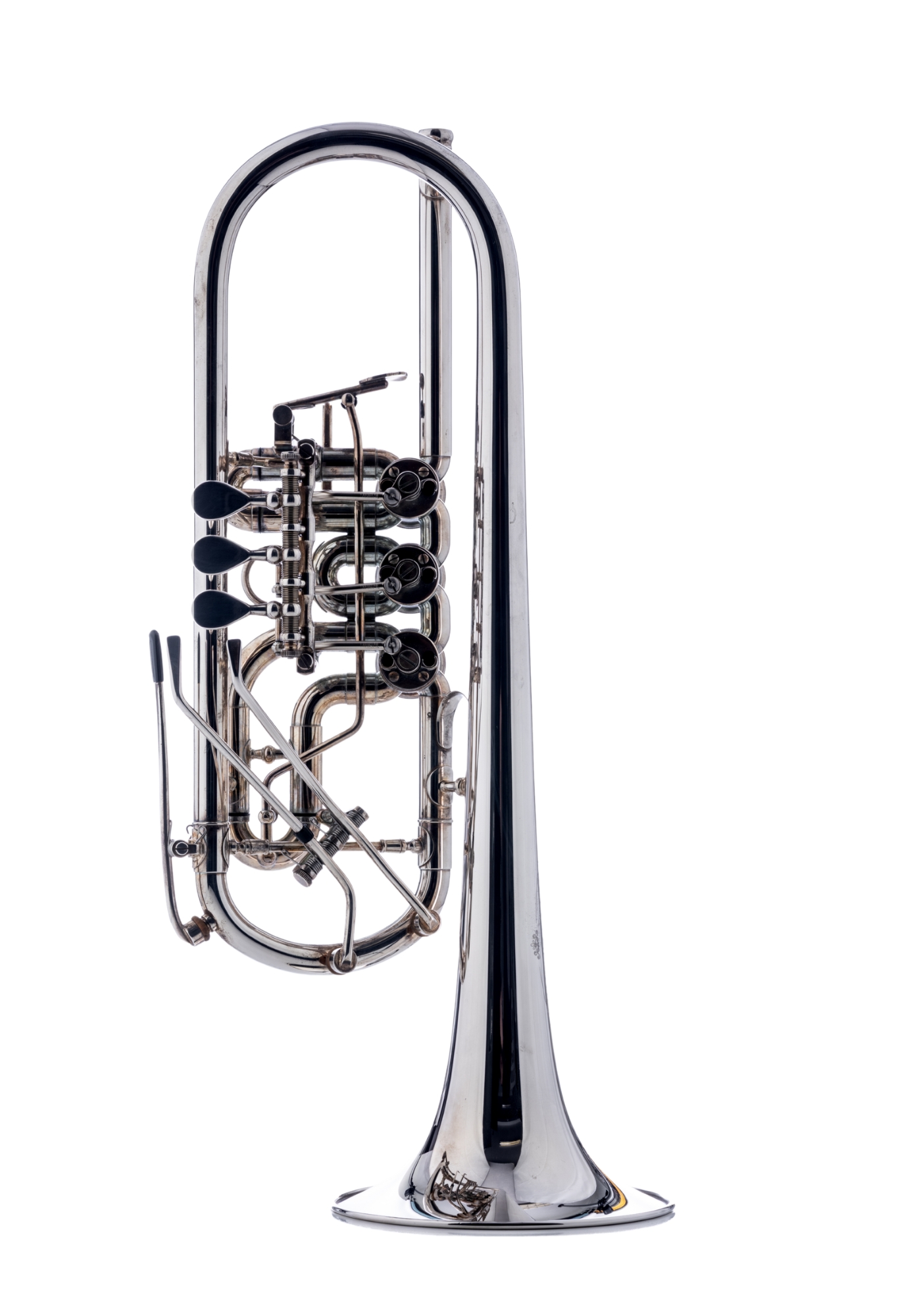 Schagerl C-Trompete "WIEN 2021" versilbert mit Kombinationsdrücker