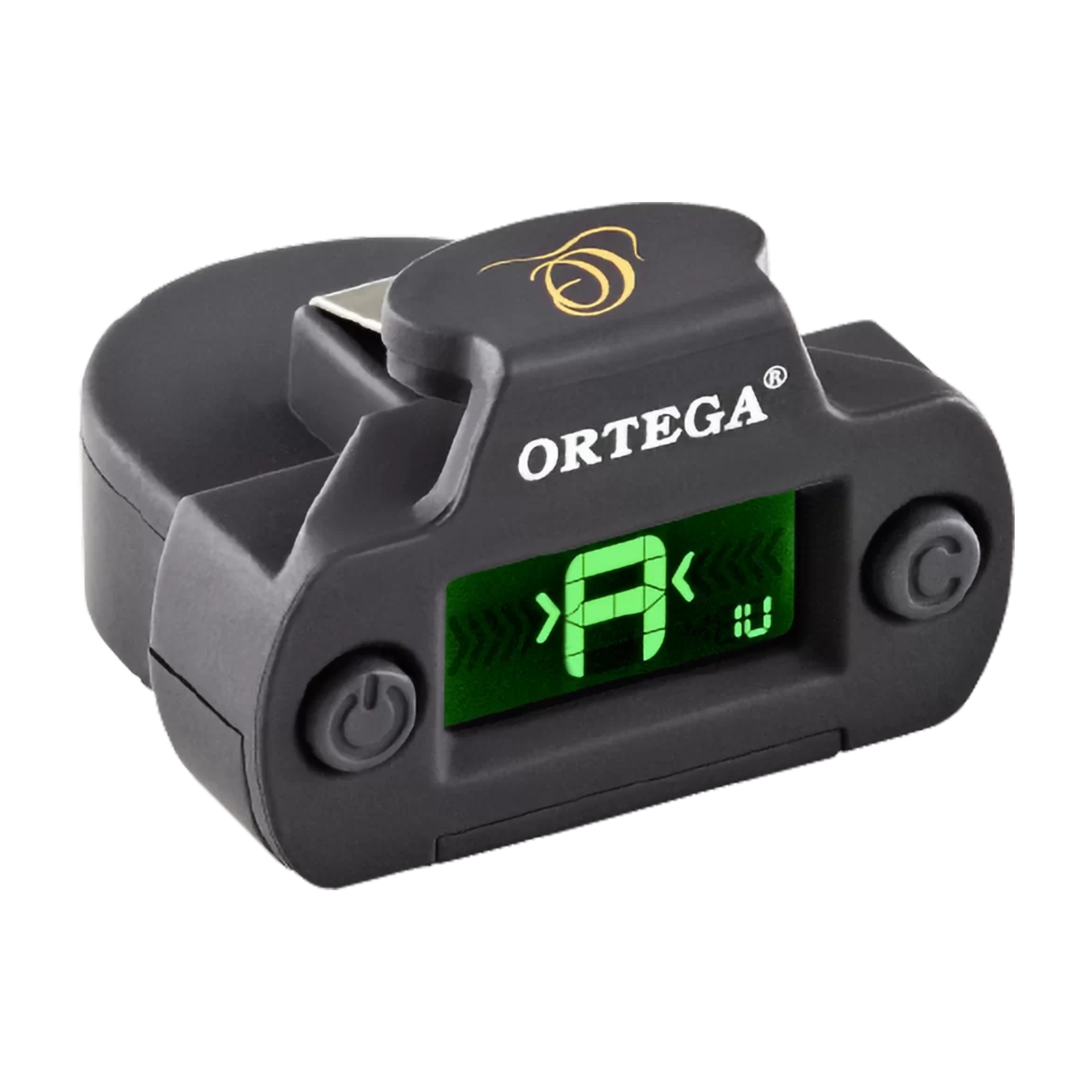 Ortega OCST-1BK tuner for fixing in the sound hole