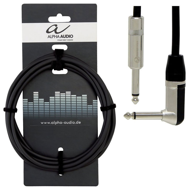Alpha Audio Instrumentenkabel Pro Line, Winkelklinke Mono 9m Alpha Audio Instrumentenkabel Pro Line, Winkelklinke Mono 9m