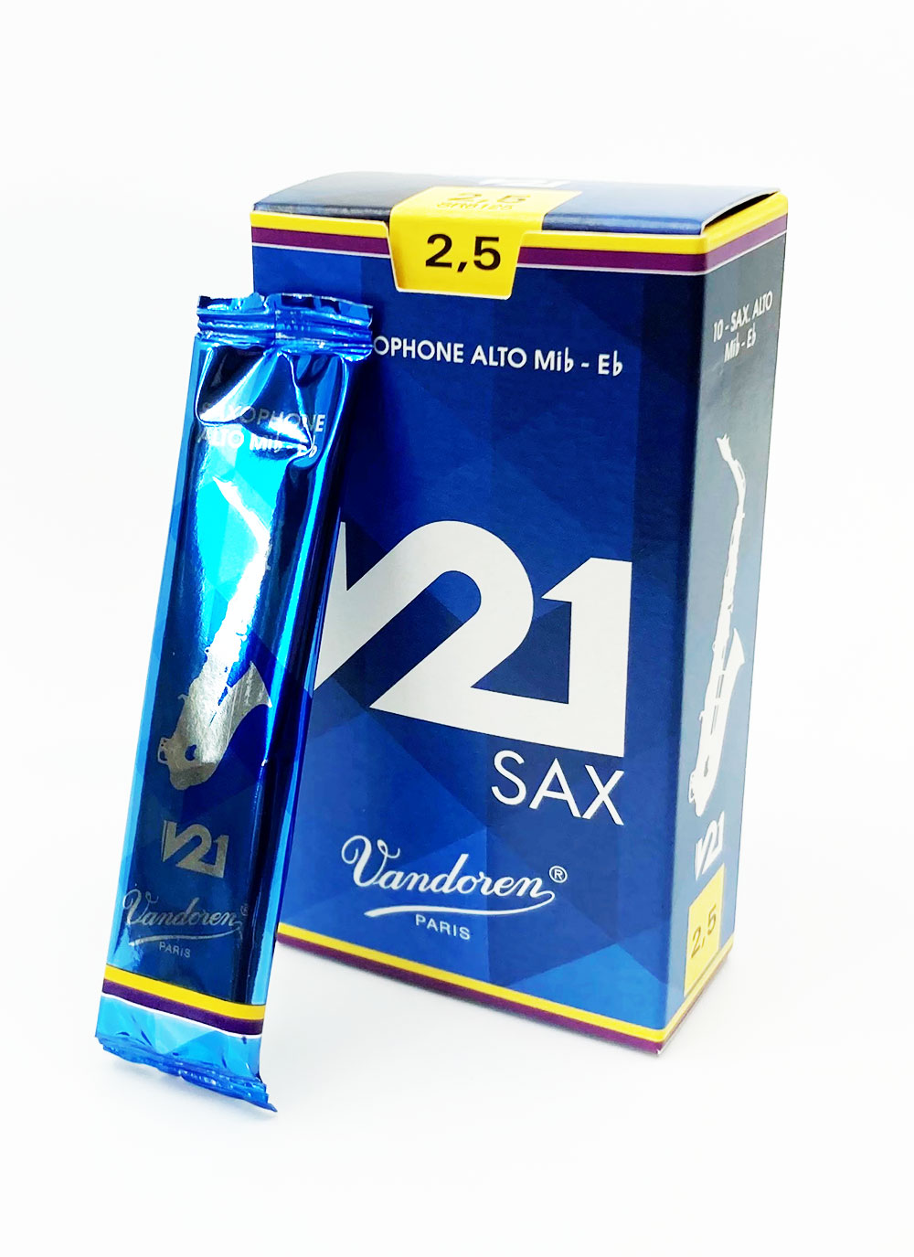 Vandoren Alto Sax Reeds "V21" #2,5