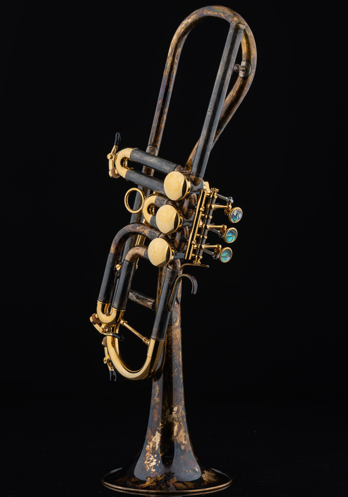 Ganschhorn Gold Heavy Gansch選定品 Schagerl B-Trompete “GANSCHHORN“ heavy vintage clear - gold