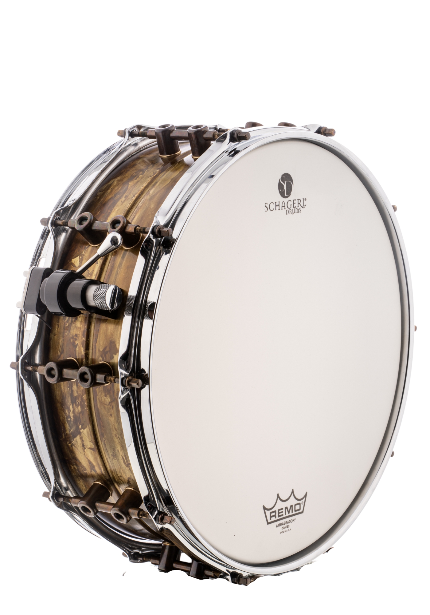 Schagerl Beaver Snare 14"x5" Brass - Patina