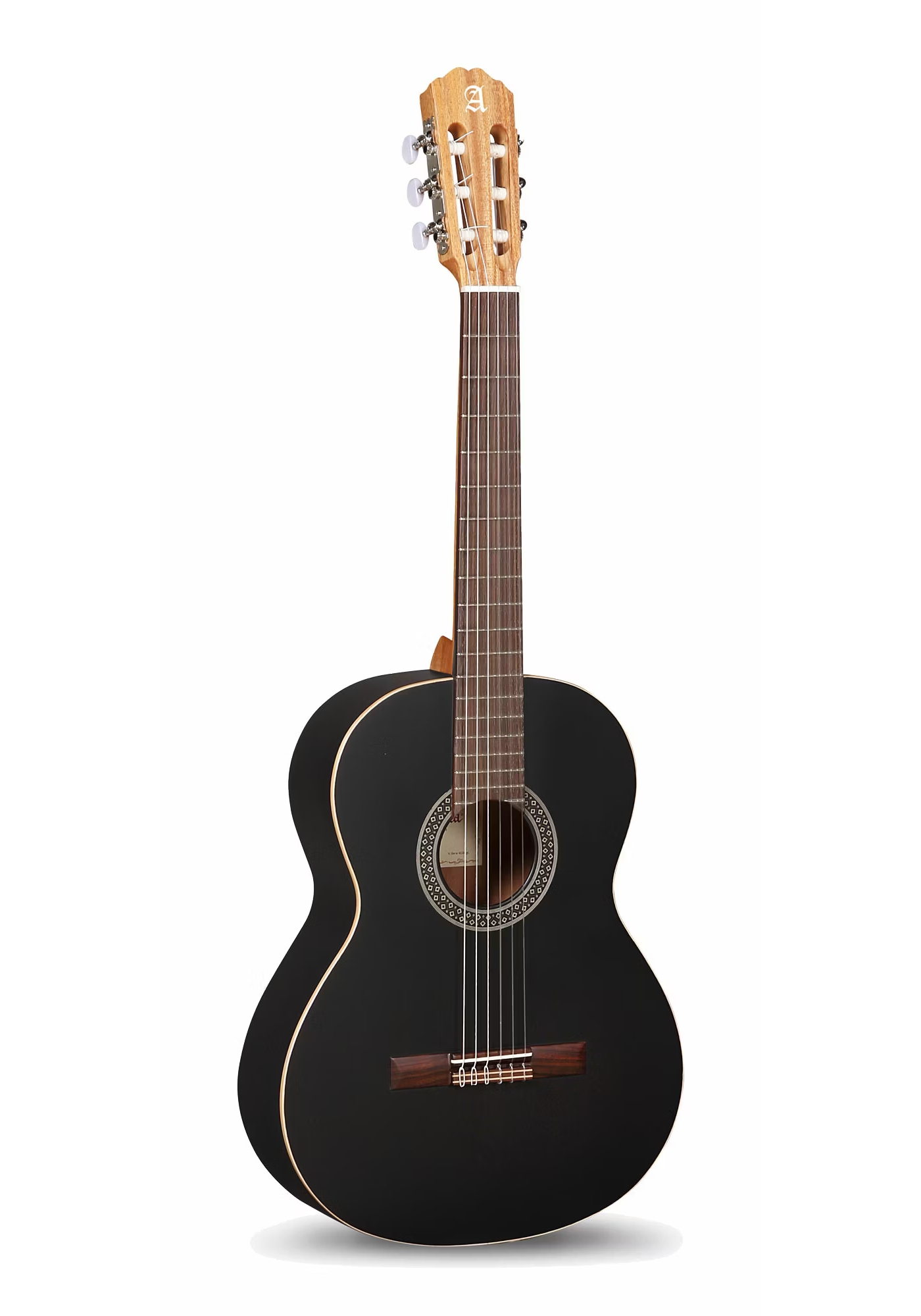 Alhambra classical guitar 4/4 1C black satin matt