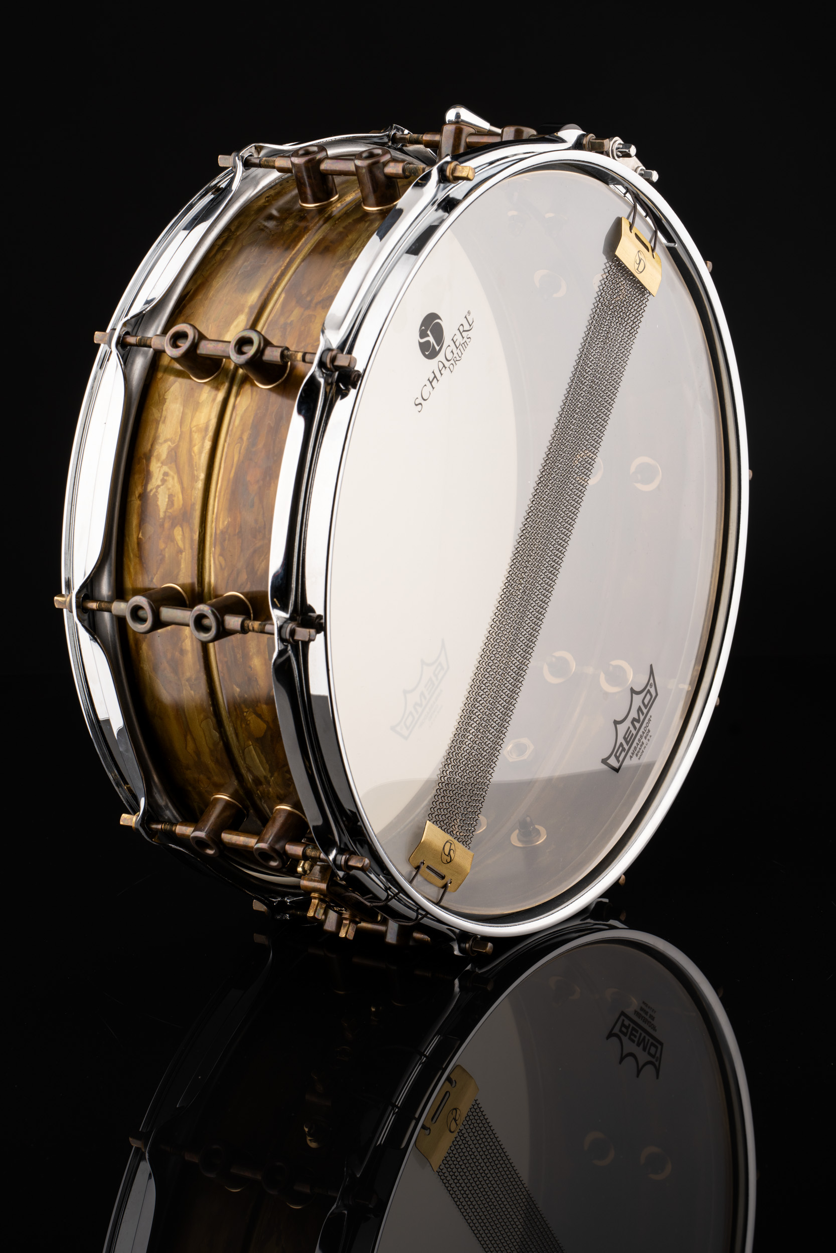 Schagerl Beaver Snare 14"x5" Brass - Patina