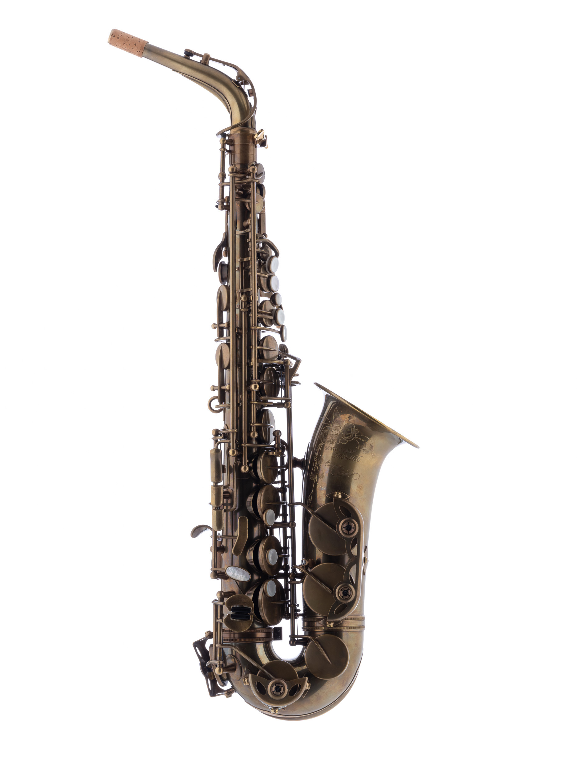 Schagerl Alto Saxophone Model 66FV-EC, unlacquered Vintage