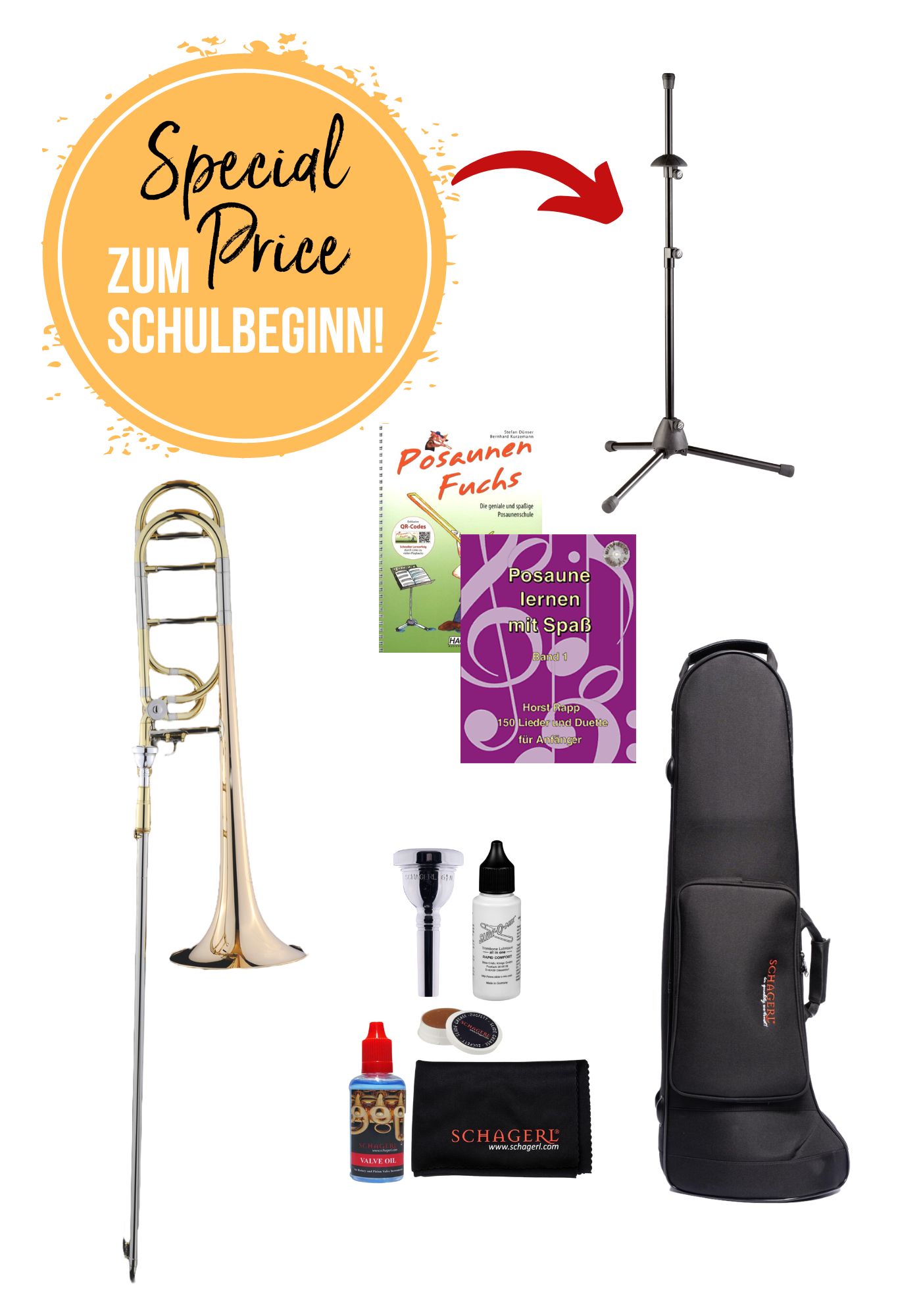 Schagerl Academica B/F-Tenorzugposaune TP-450G