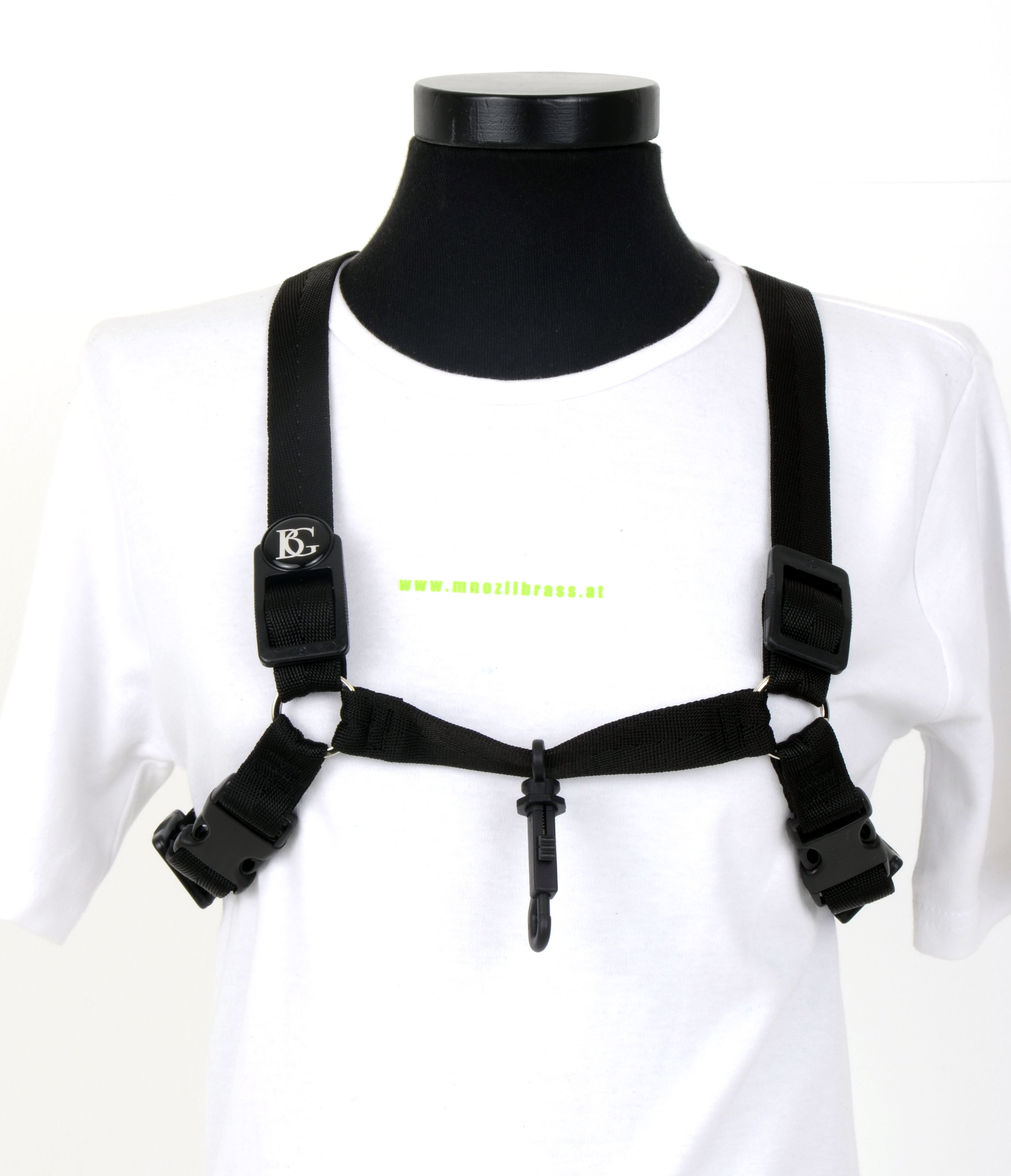 BG Saxophongurt Harness S40SH Schwarz mit Karabiner