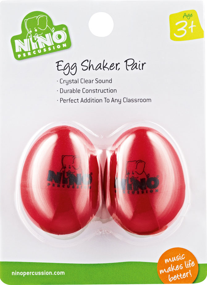 NINO Egg Shaker Paar, rot NINO Egg Shaker Paar, rot