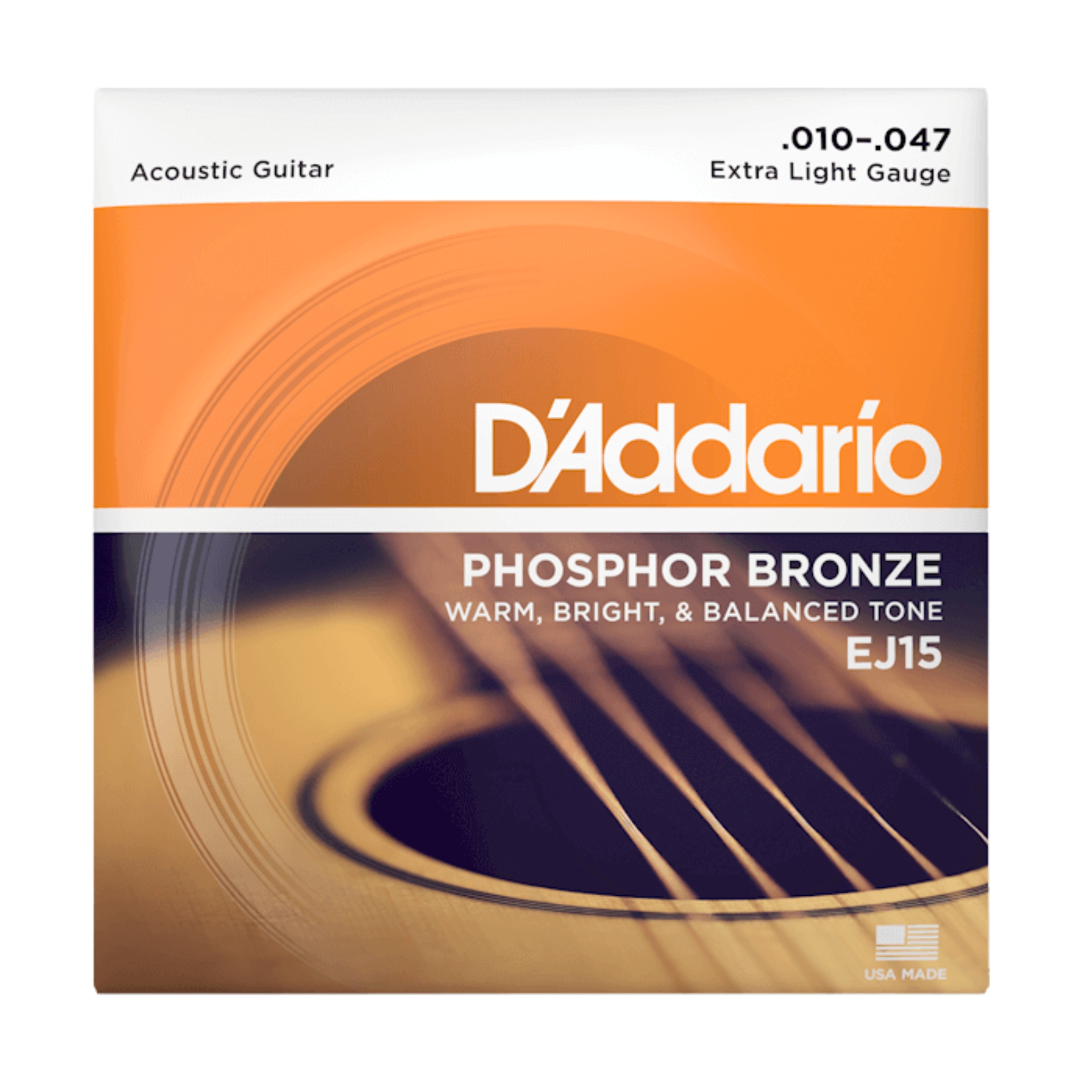 D Addario acoustic guitar string set EJ15