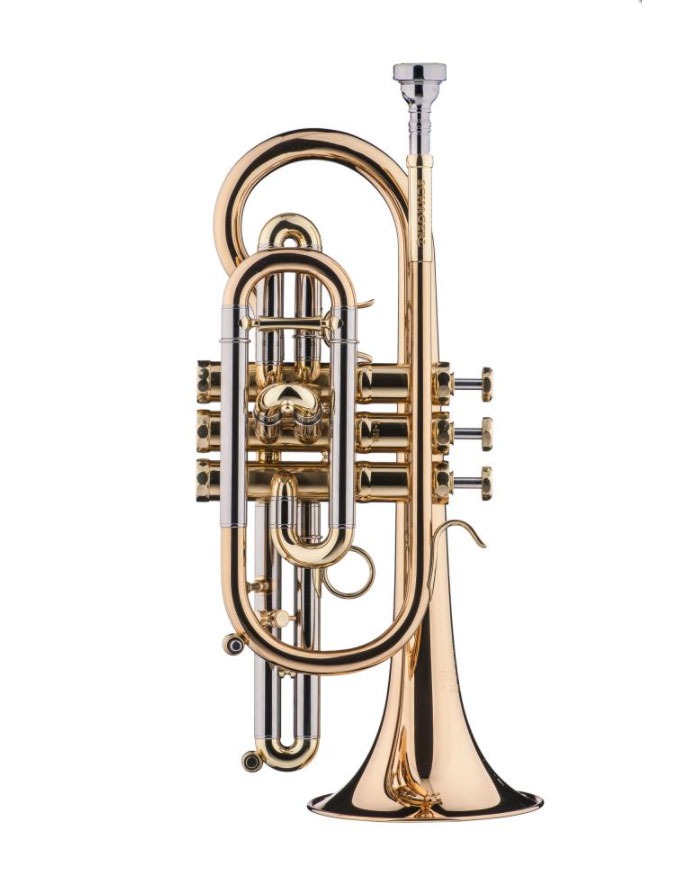 Schagerl Academica B-Cornet K-620L Gold Brass