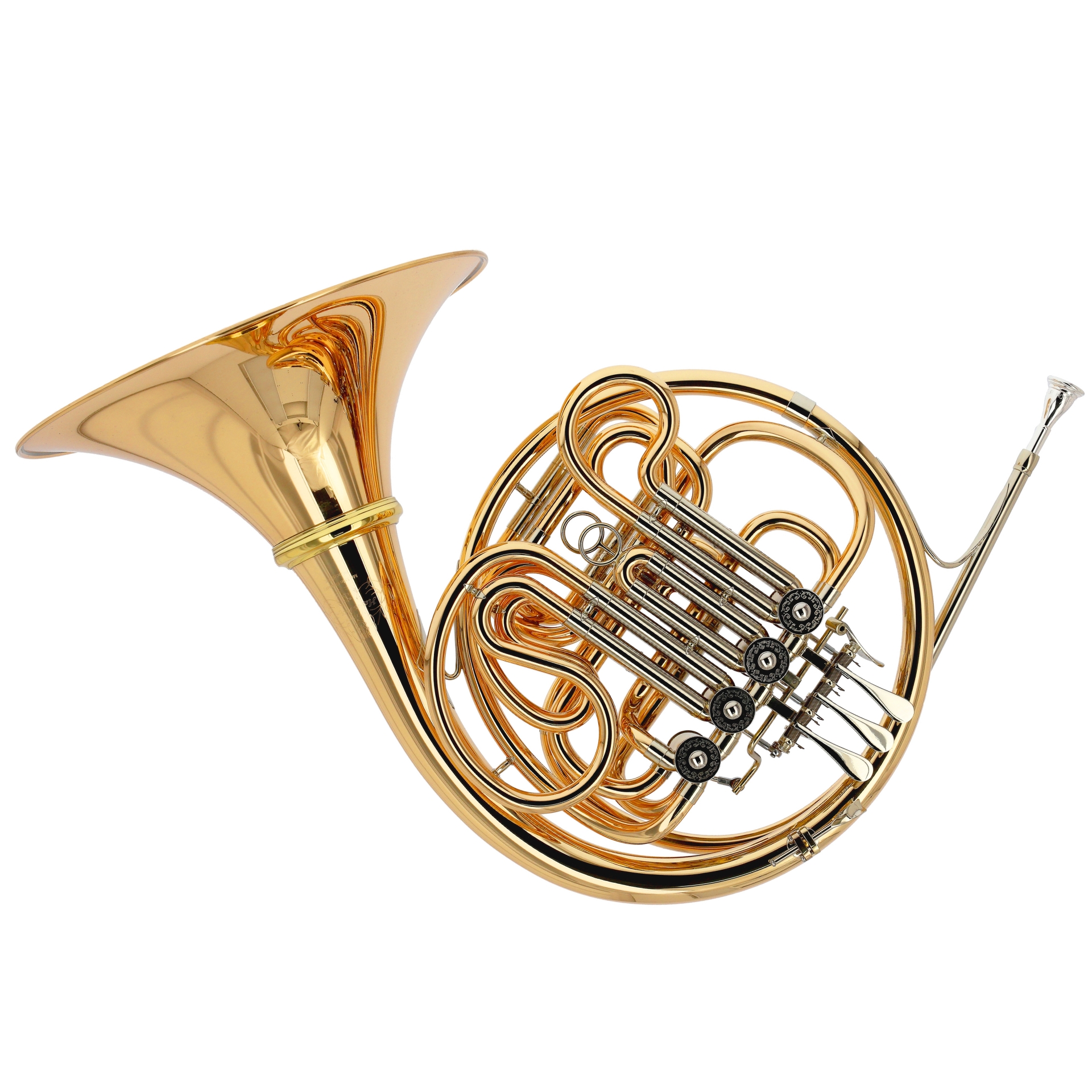 Hoyer F/Bb Double Horn 801GMKL gold brass