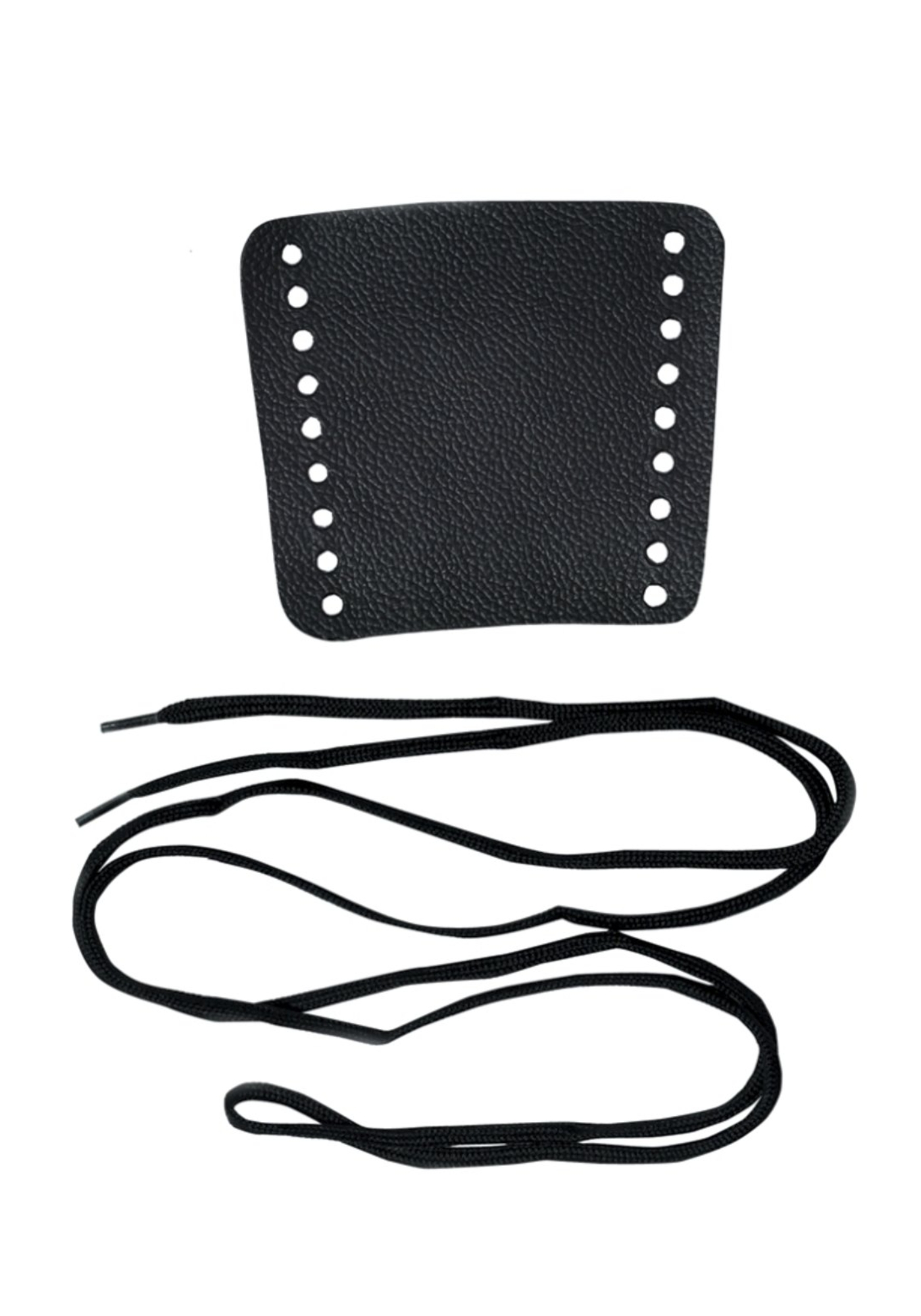 Hand Protect for Rotary Trumpet, leather w. string fastener