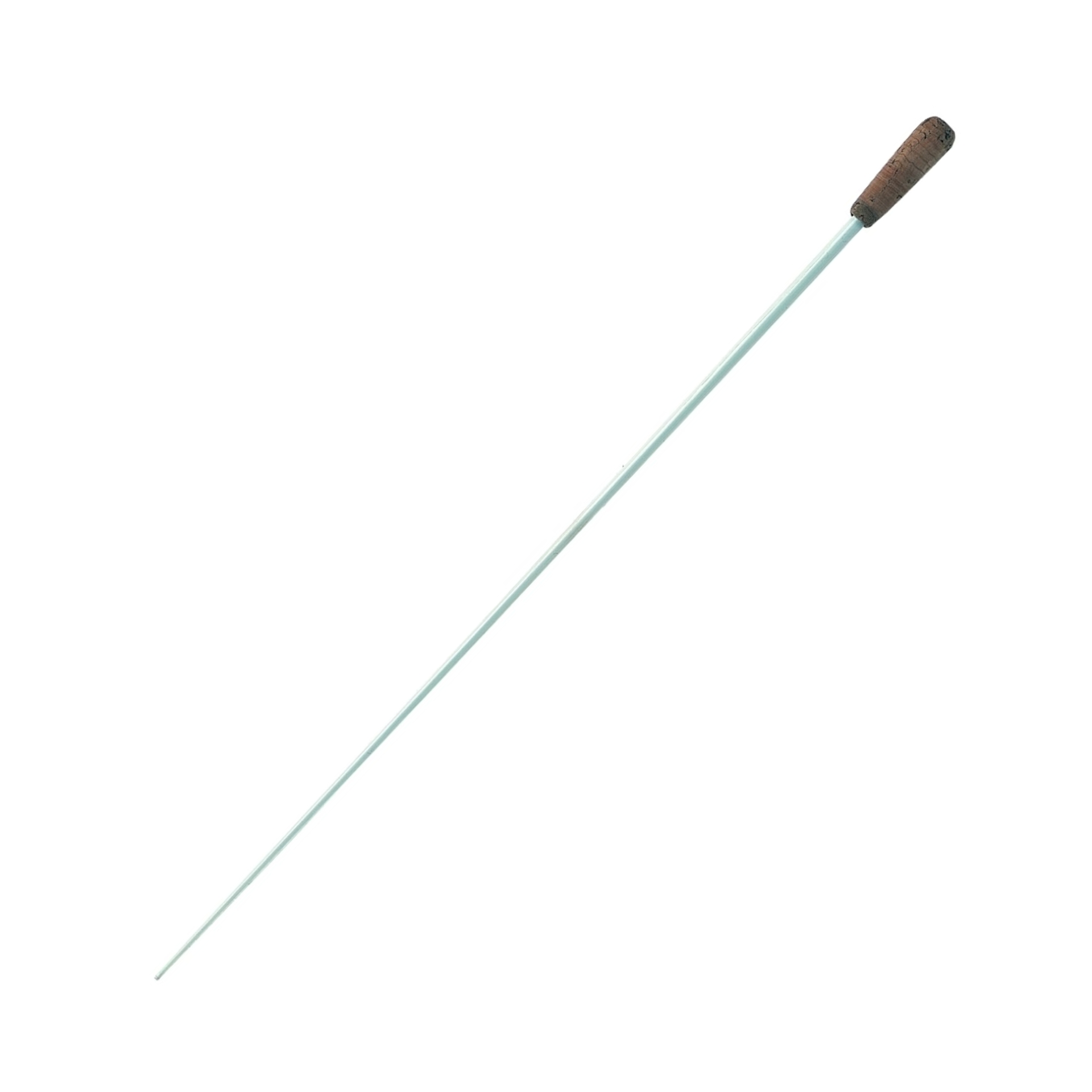 Baton Fibreglass white with cork handle, 40cm