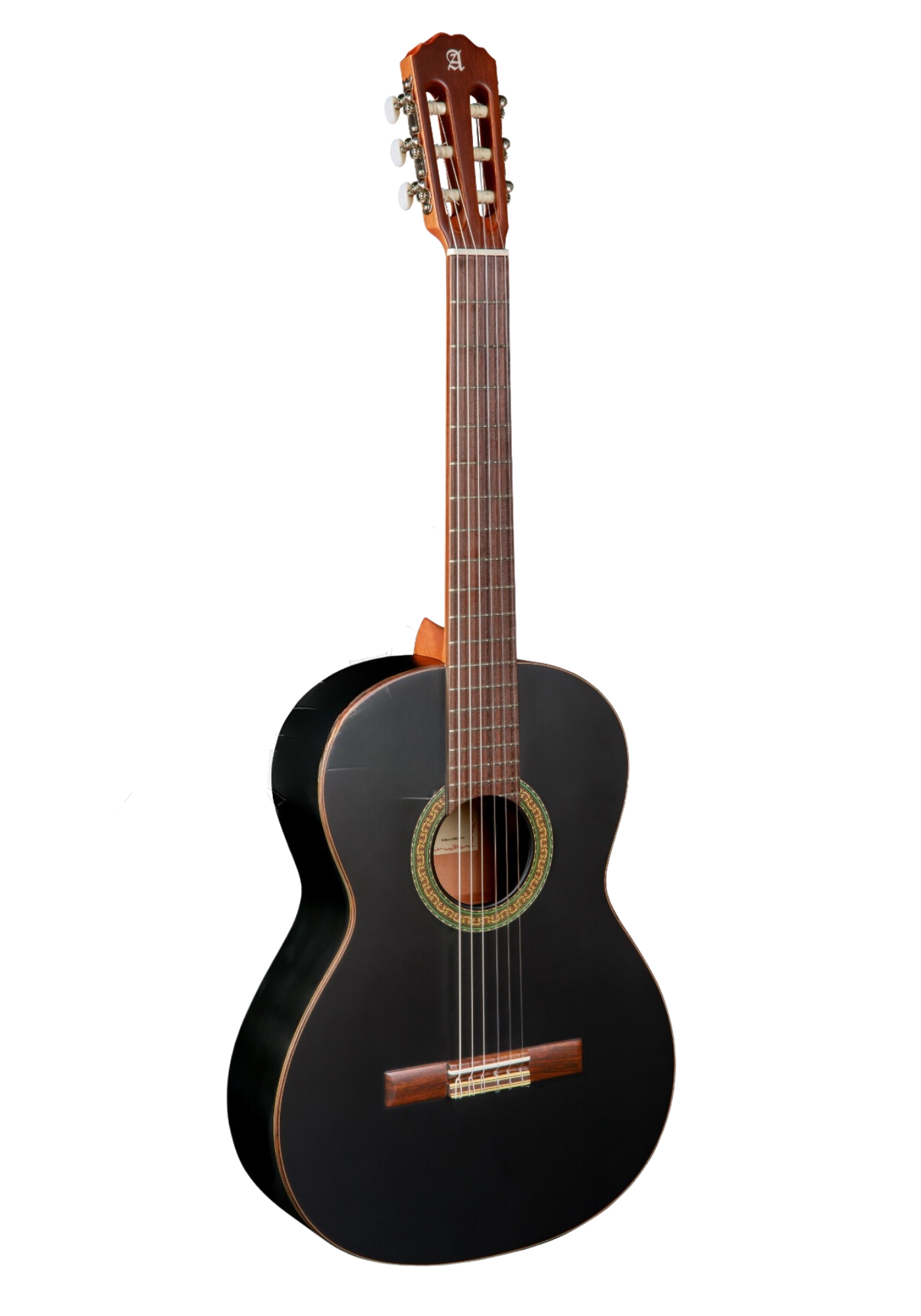 Alhambra classical guitar 4/4 1C black satin matt