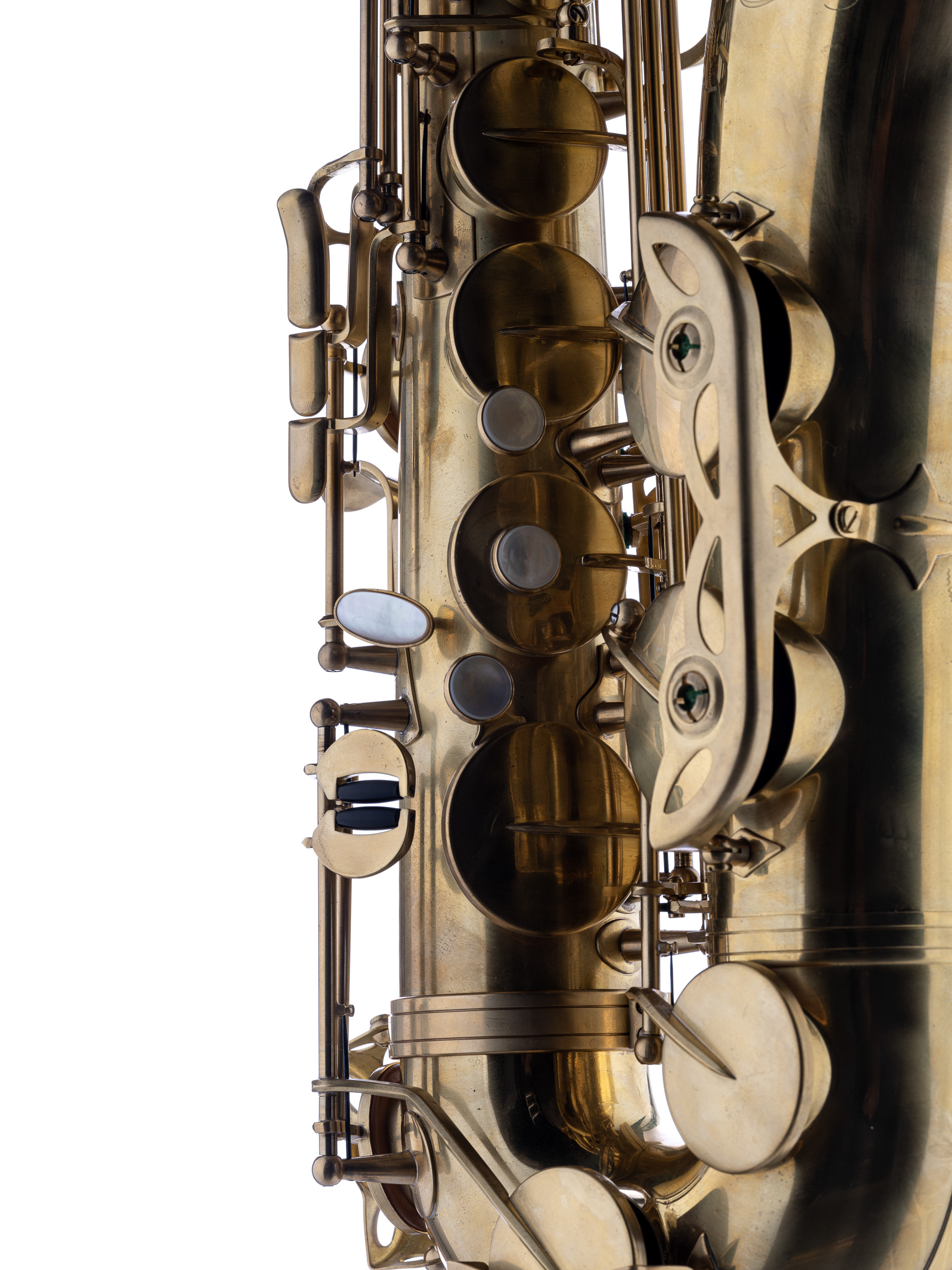 Schagerl Tenor Saxophone Model 66FU-EC, raw unlacquered