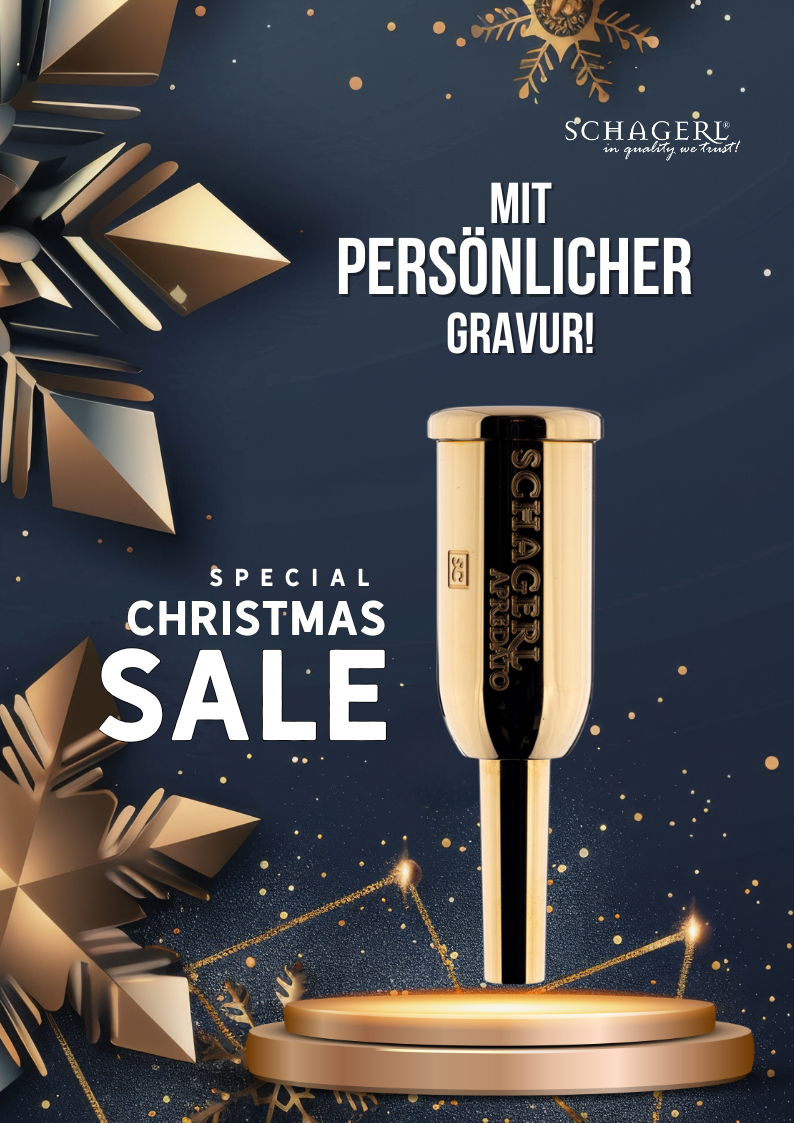 Christmas promotion apredato mouthpiece personalized engraving Schagerl Artist