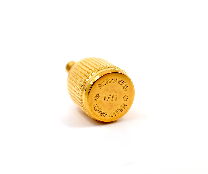 Schagerl S-Bogenschraube 2.0 Heavy Brass #1/14,5g, vergoldet